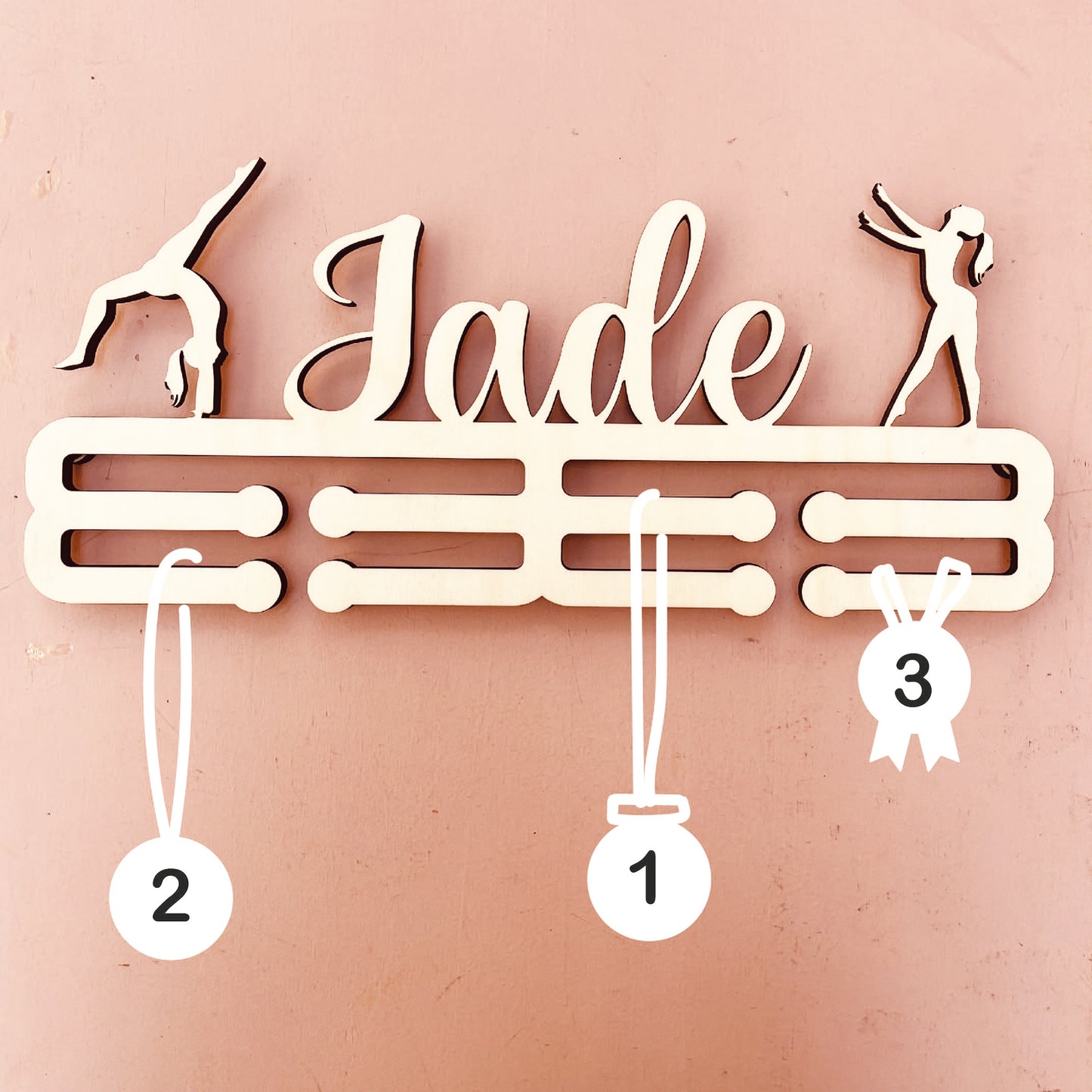 SUPPORT / PORTE MEDAILLES - PERSONNALISABLE