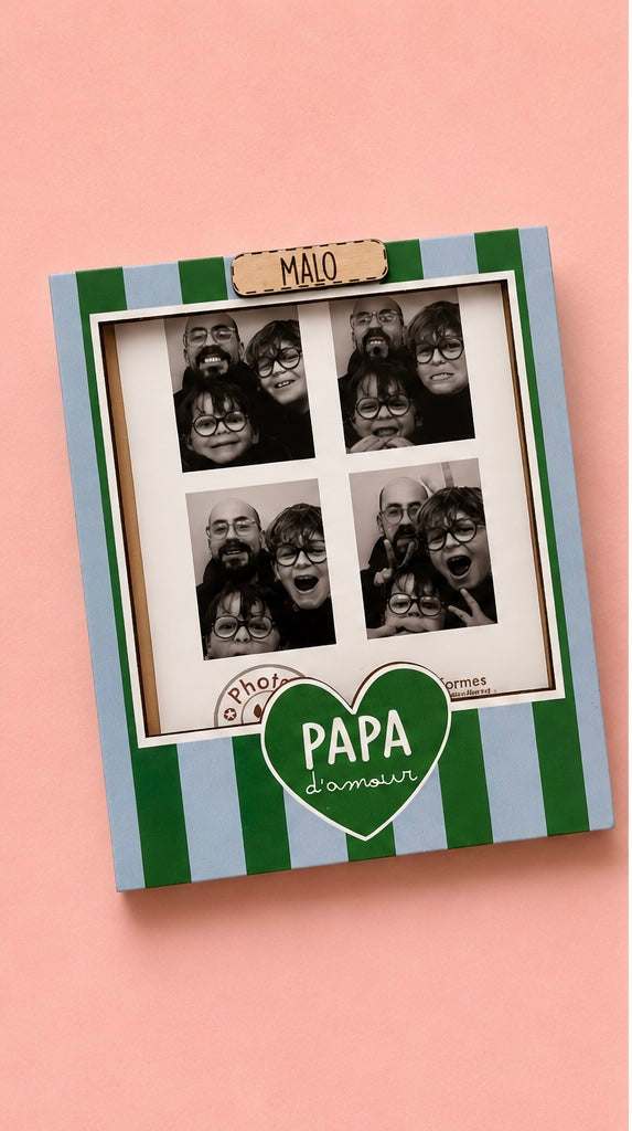 POLAROID PAPA D'AMOUR - PERSONNALISABLE