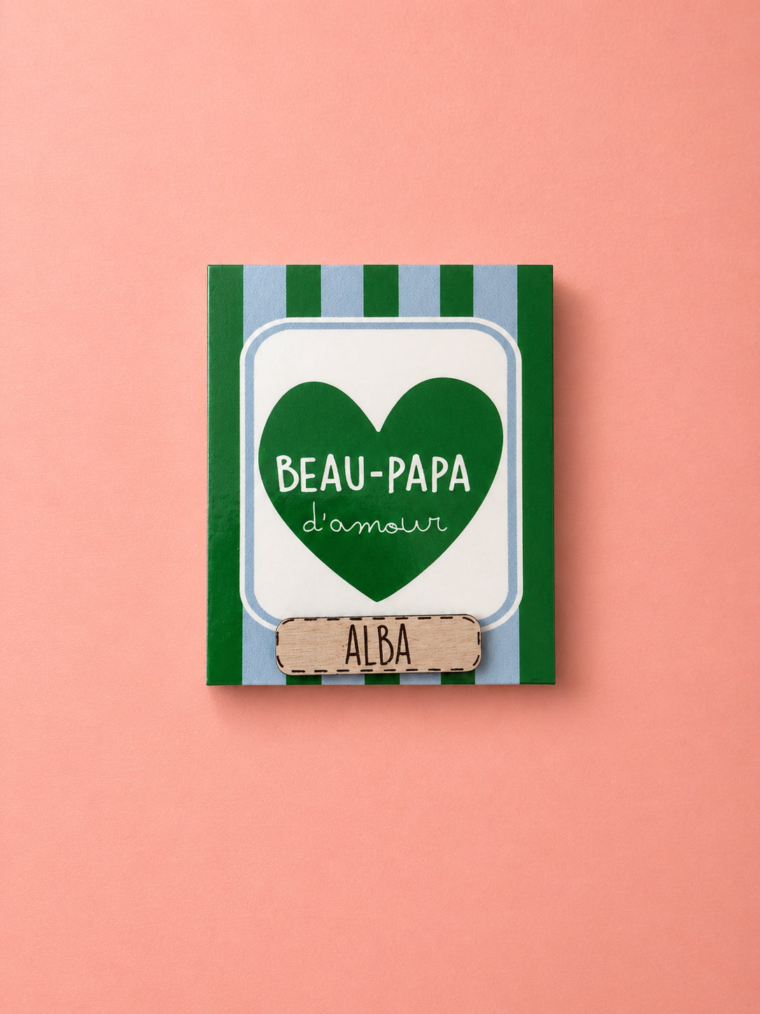 MAGNET PAPA/BEAU-PAPA D'AMOUR - PERSONNALISABLE