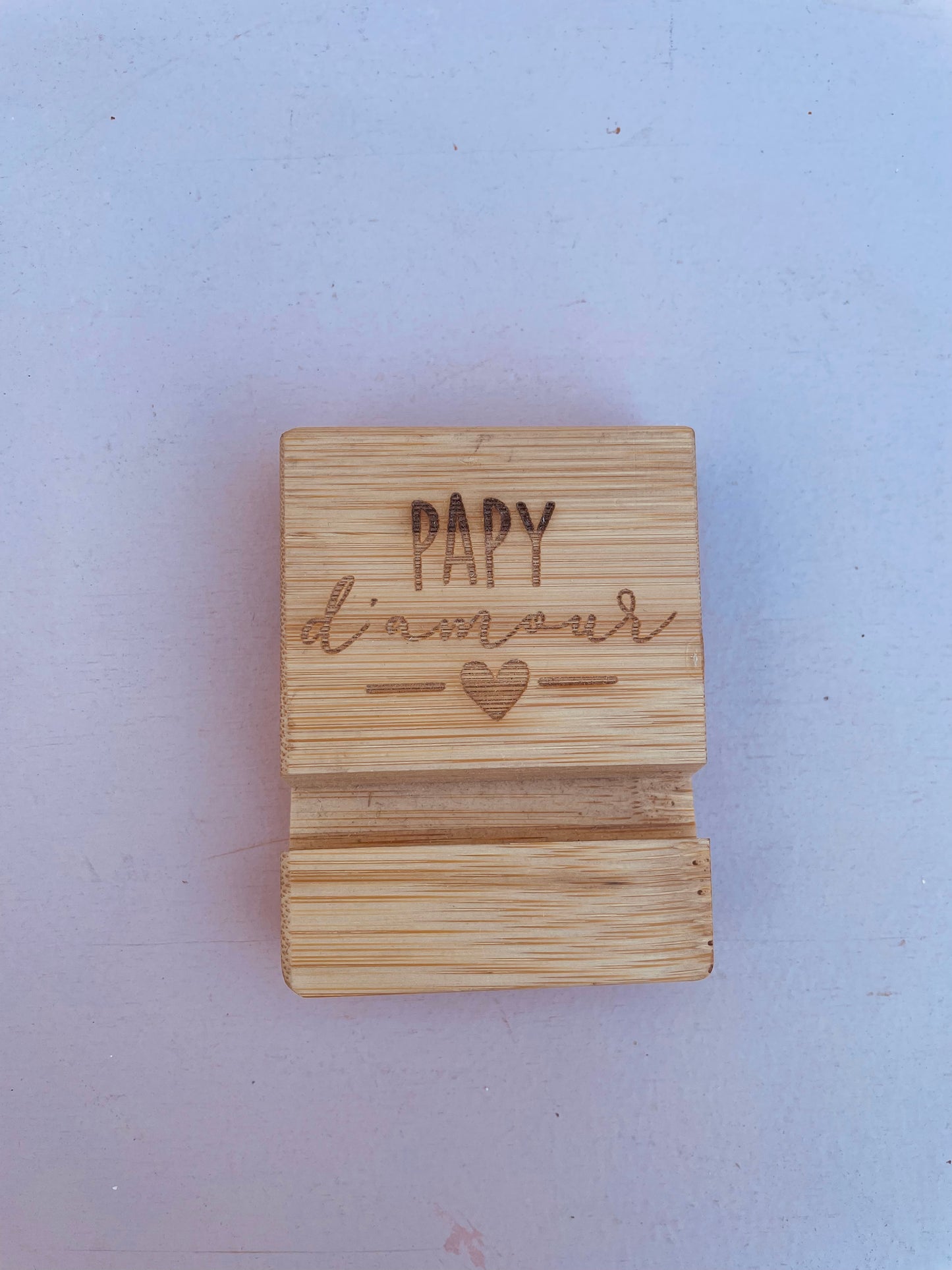 SUPPORT TÉLÉPHONE PAPY - PERSONNALISABLE