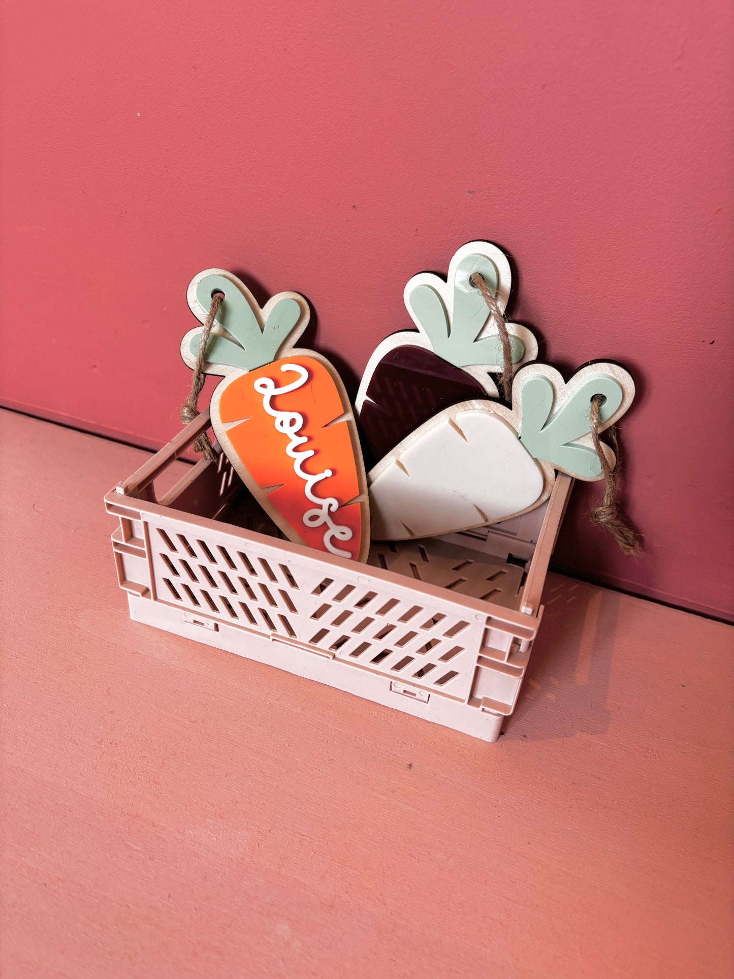 SUSPENSION CAROTTE- PERSONNALISÉE