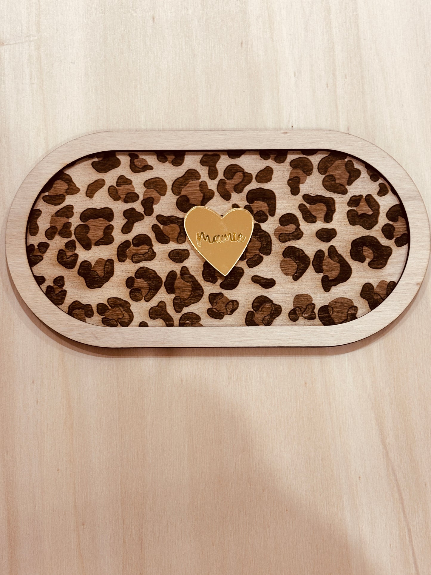 VIDE POCHE LEOPARD -PERSONNALISABLE