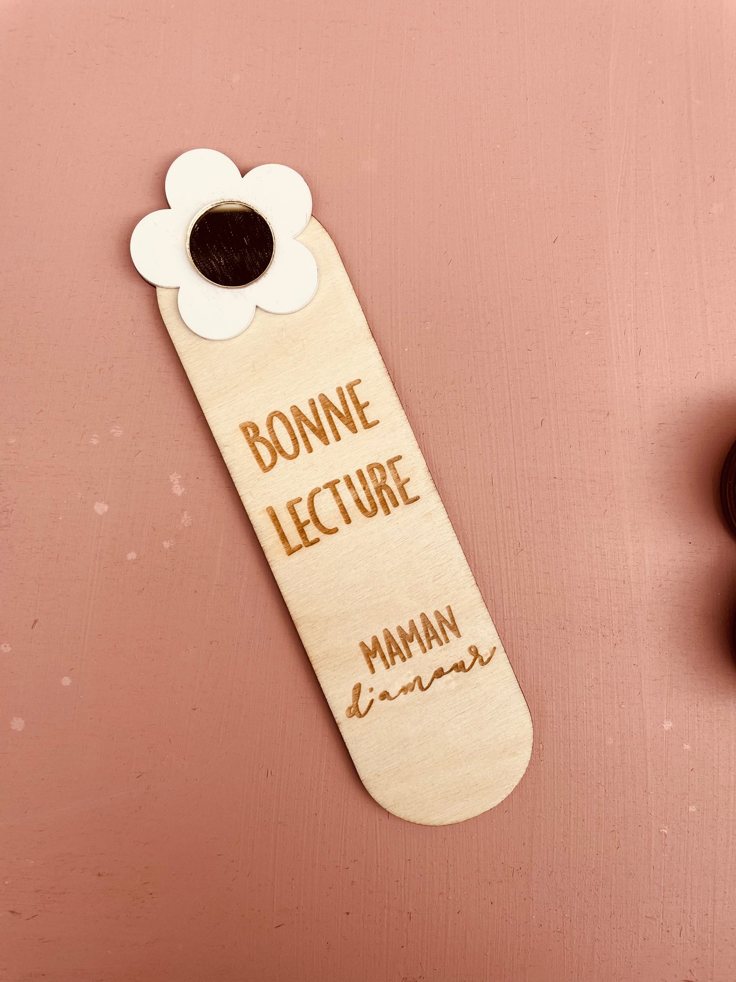 MARQUE PAGES FLEUR - MAMAN D'AMOUR