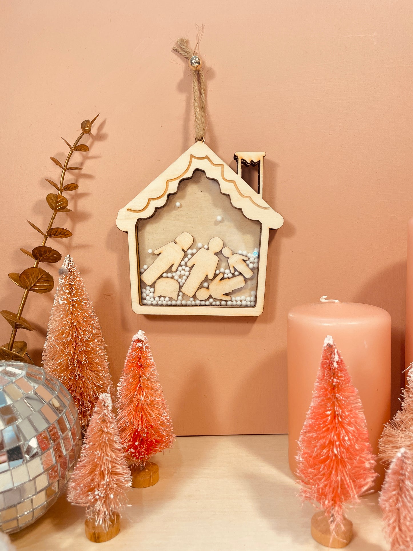 BOULE DE NOËL À SECOUER - FAMILLE - PERSONNALISABLE (divers modèles)