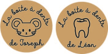 BOÎTE À DENTS - PERSONNALISABLE