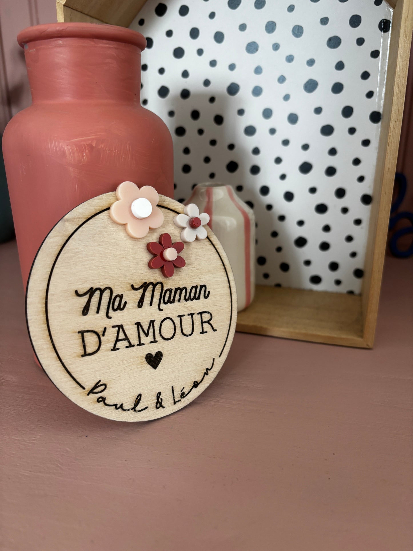 MAGNET FLEURS - PERSONNALISABLE