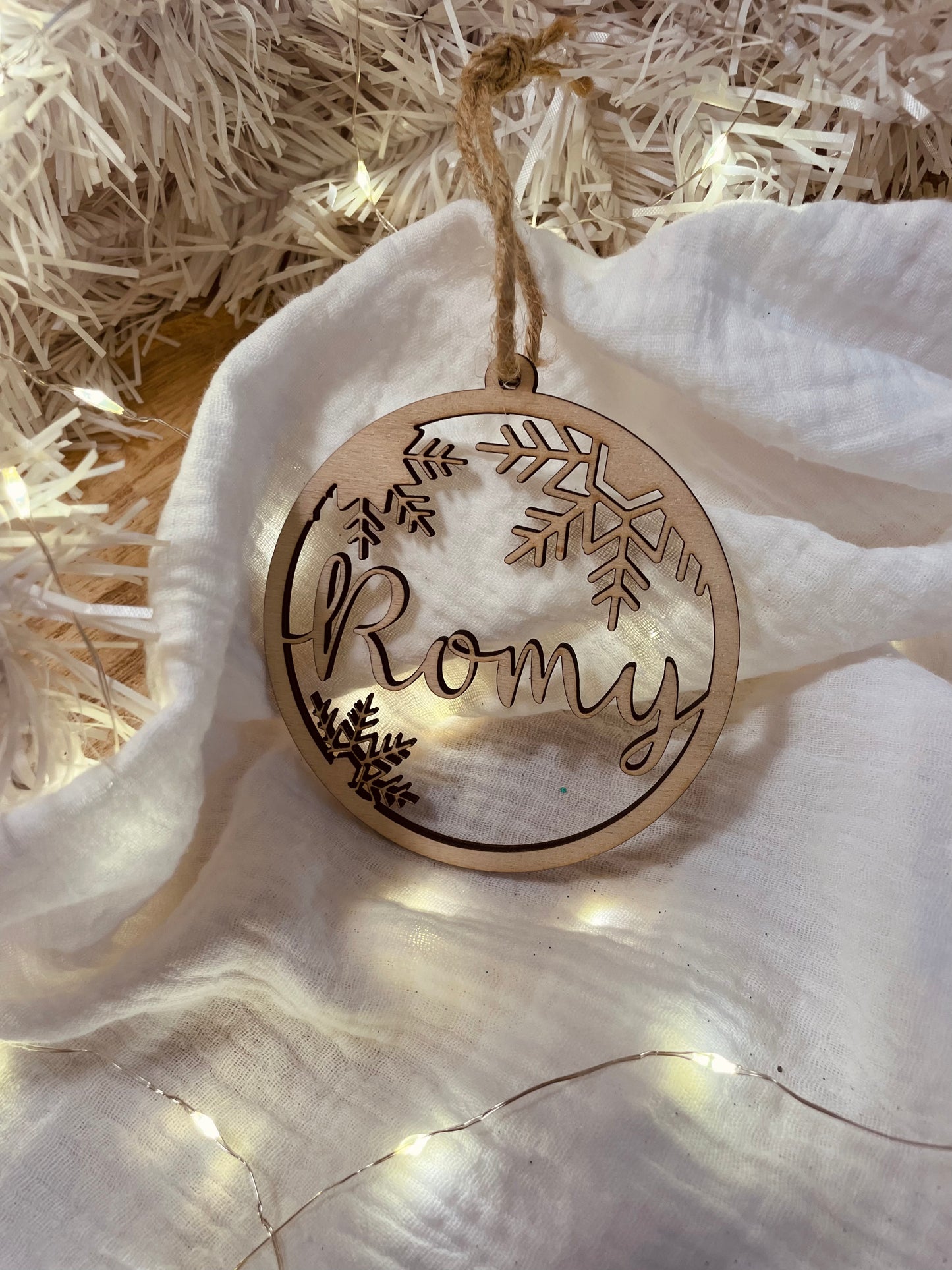 BOULE DE NOËL - FLOCONS