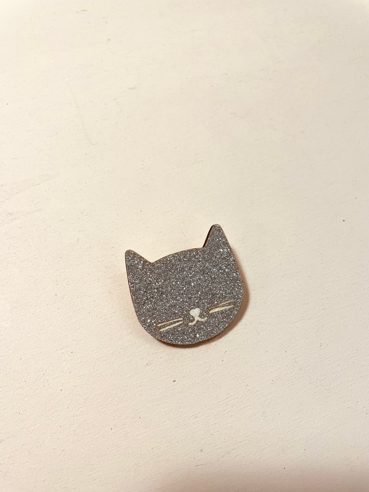 BROCHE - CHAT PAILLETTE