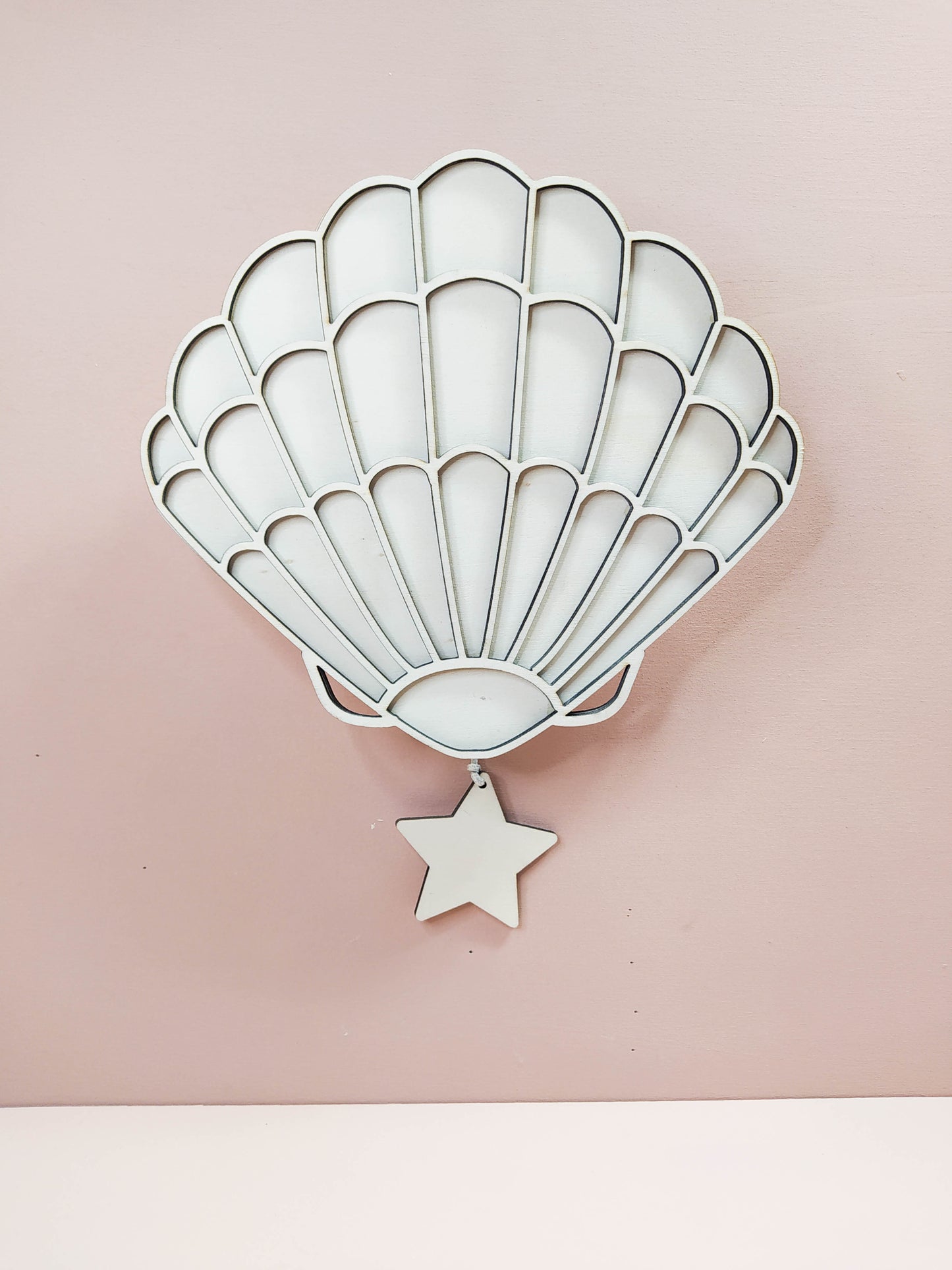 BOÎTE À MUSIQUE MURALE - COQUILLAGE