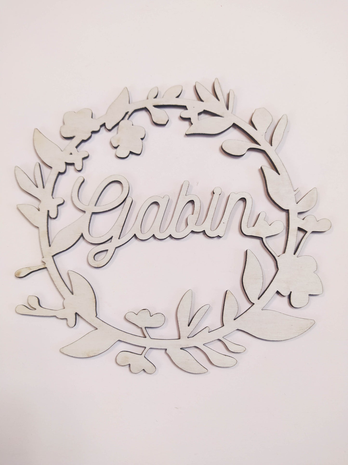 COURONNE DE FLEURS PLEINE - PERSONNALISABLE