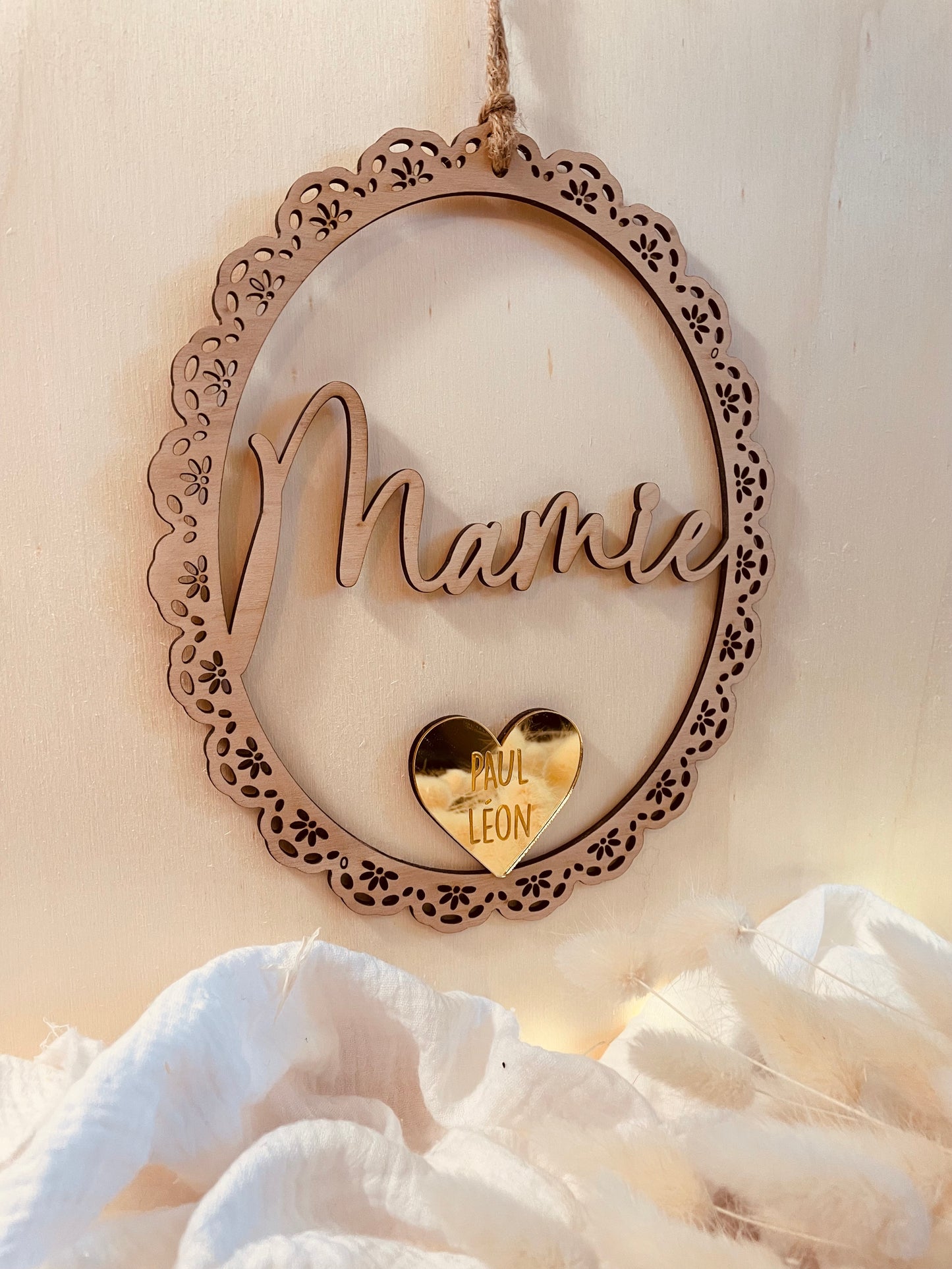 DECORATION MURALE PERSONNALISABLE - MAMIE