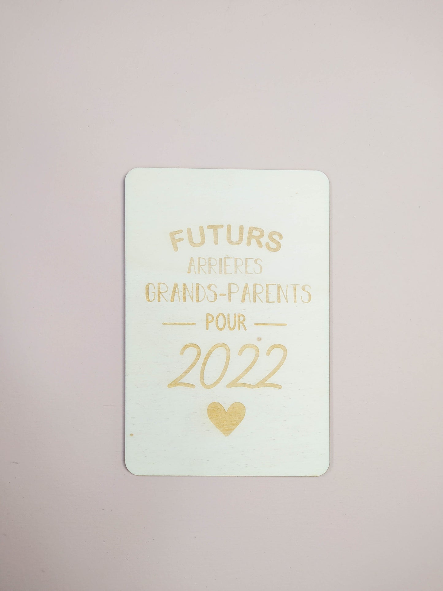 CARTE - FUTURS ARRIÈRES GRANDS-PARENTS
