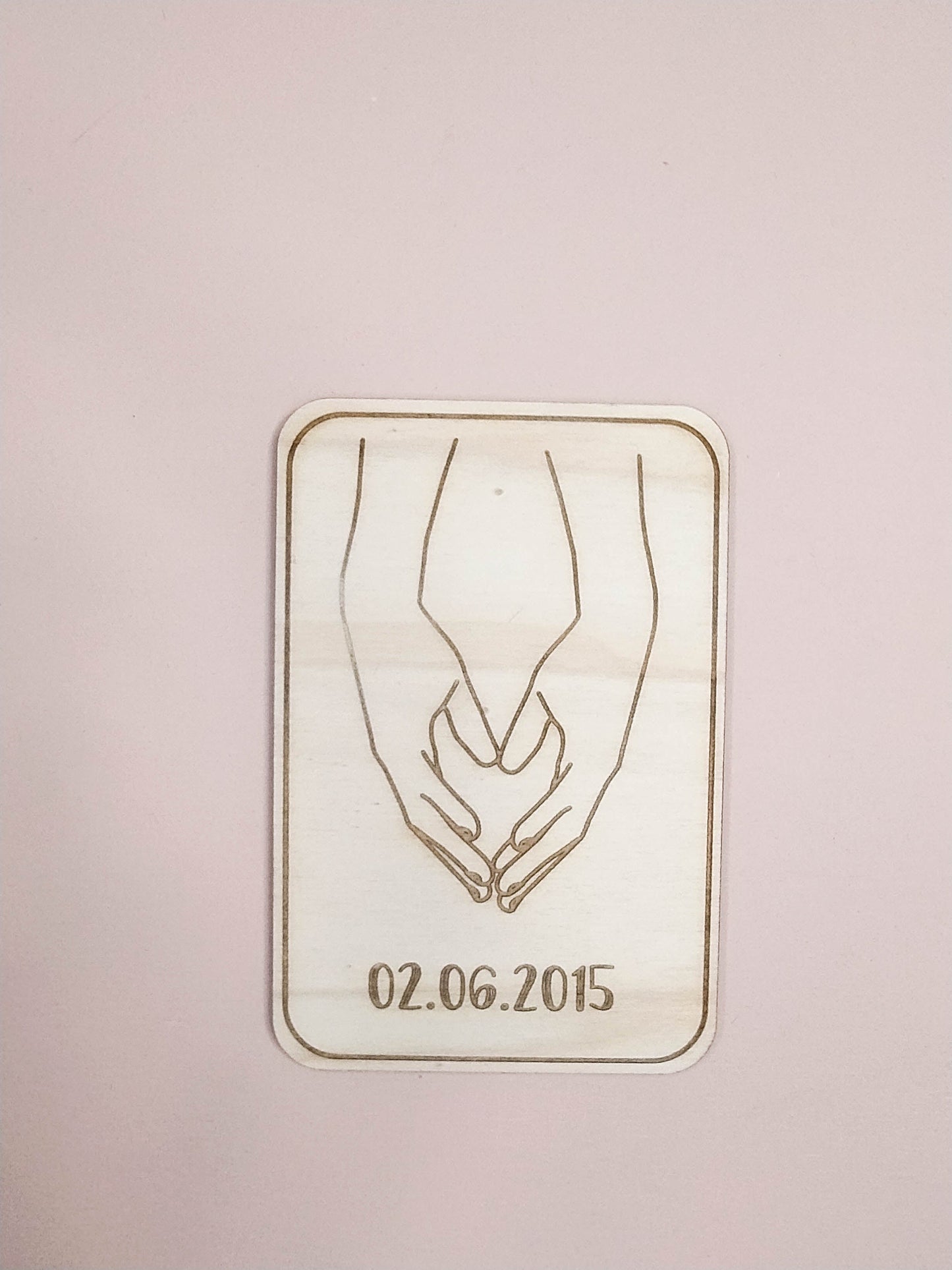 CARTE MAINS - PERSONNALISABLE