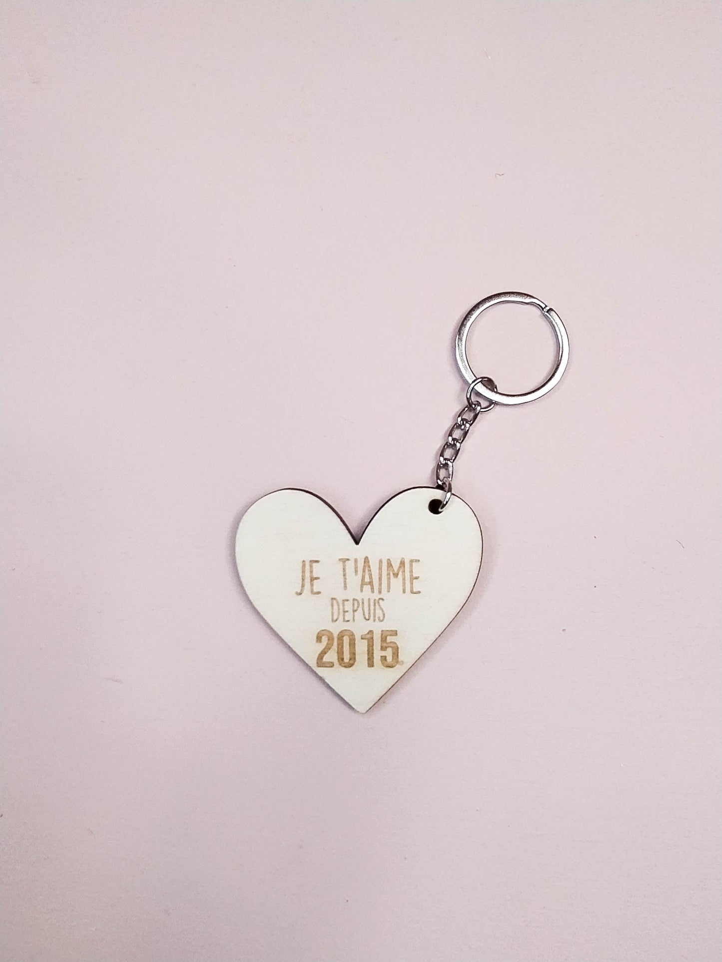 PORTE-CLÉS COEUR - PERSONNALISABLE