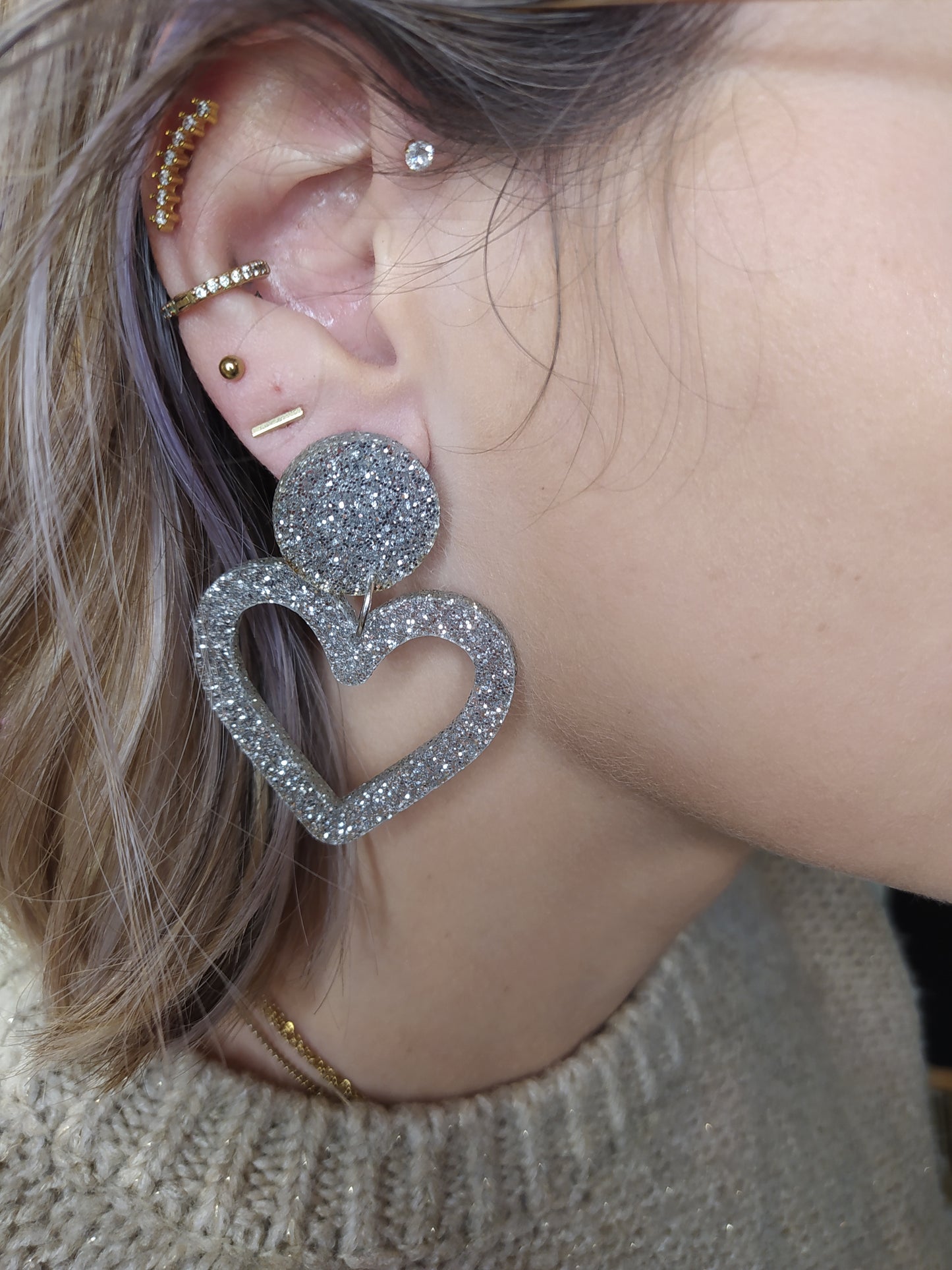 BOUCLES D'OREILLES - COEURS