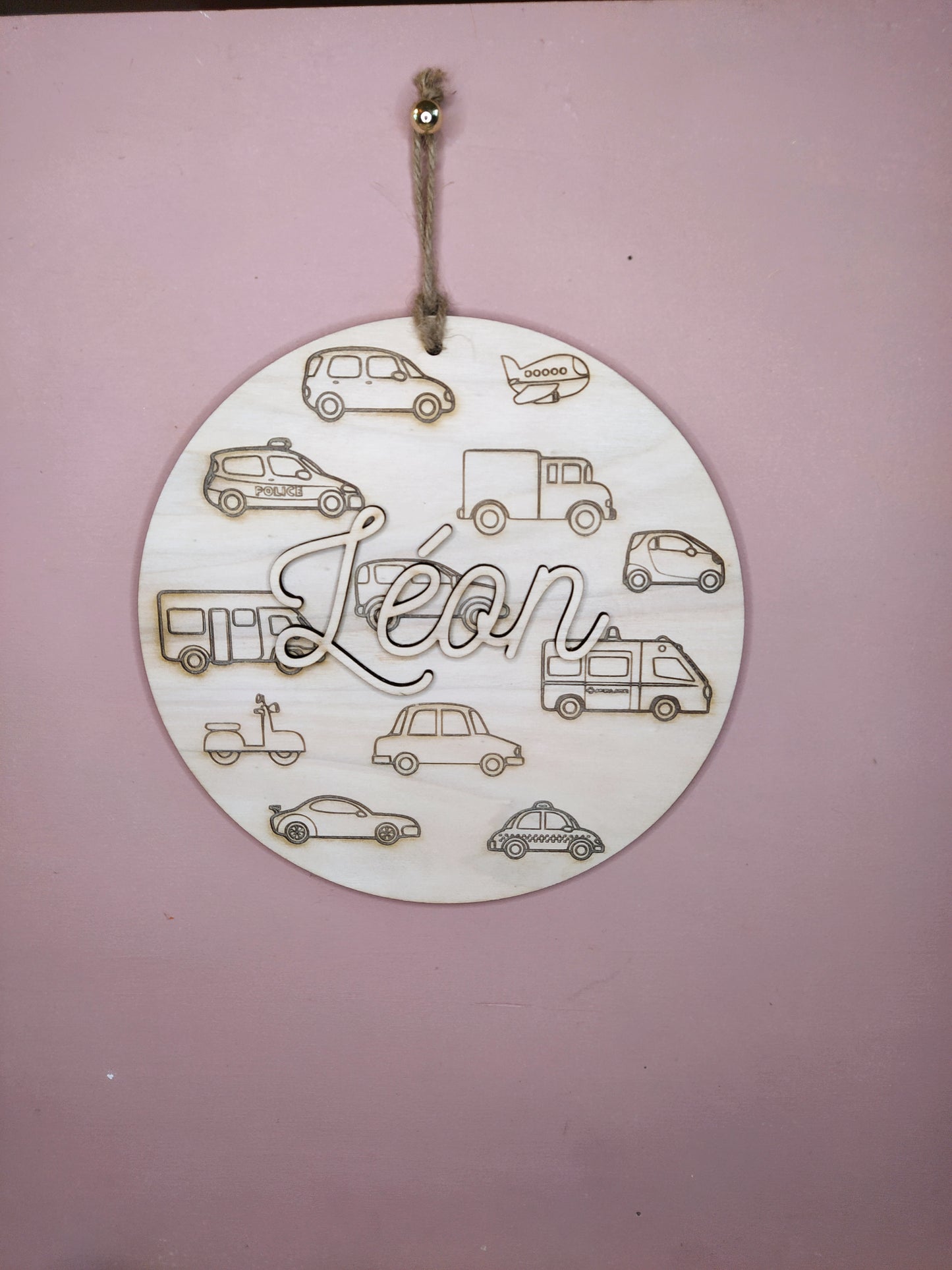 DECORATION MURALE ENFANT - VOITURE