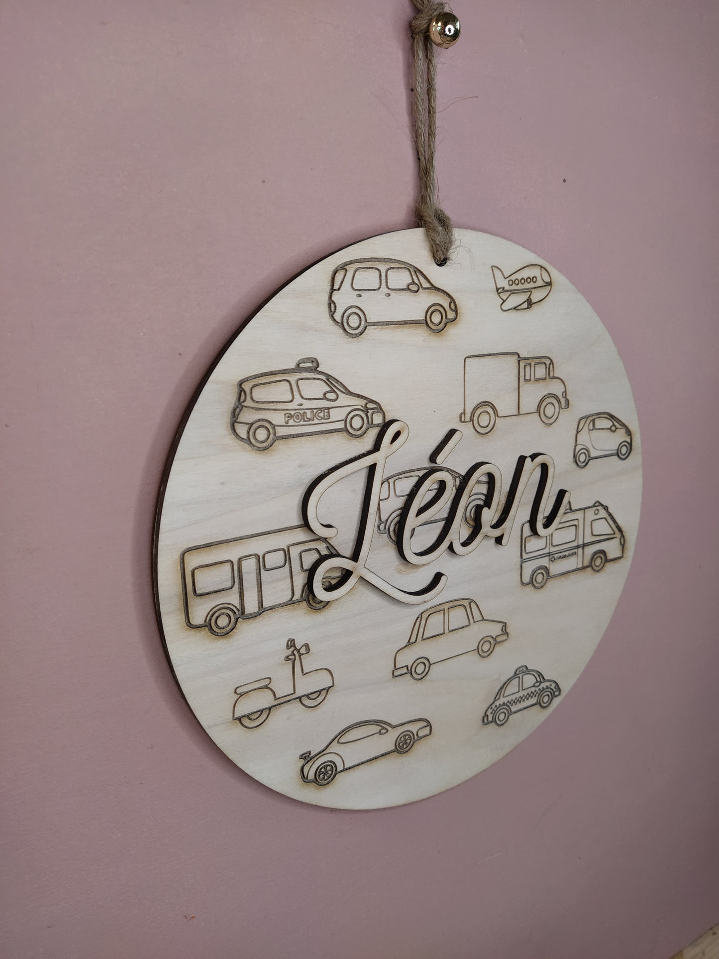 DECORATION MURALE ENFANT - VOITURE