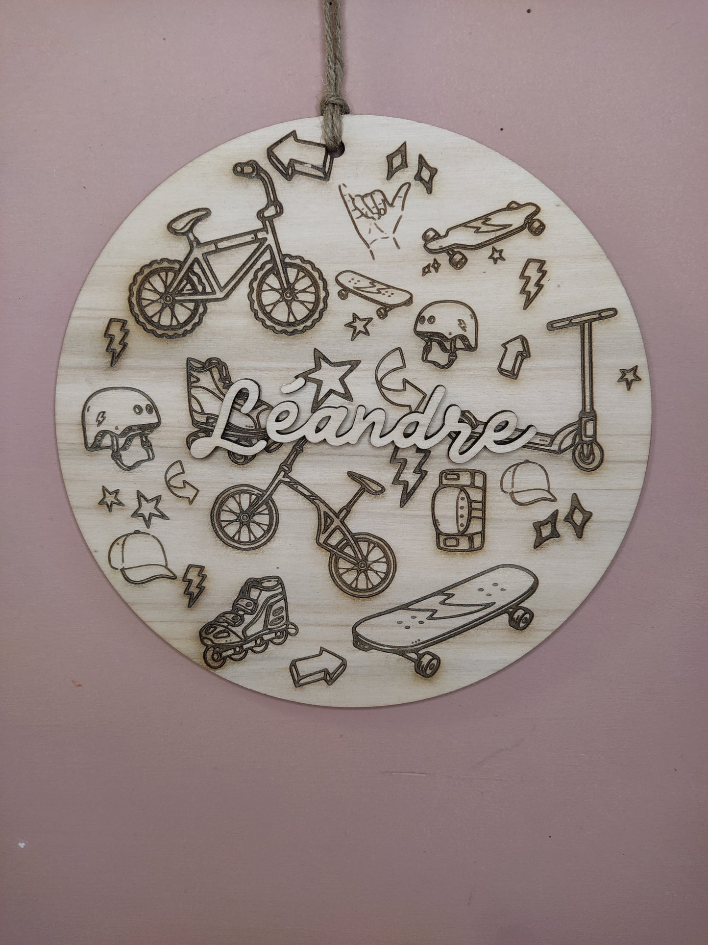 DECORATION MURALE ENFANT - SKATE