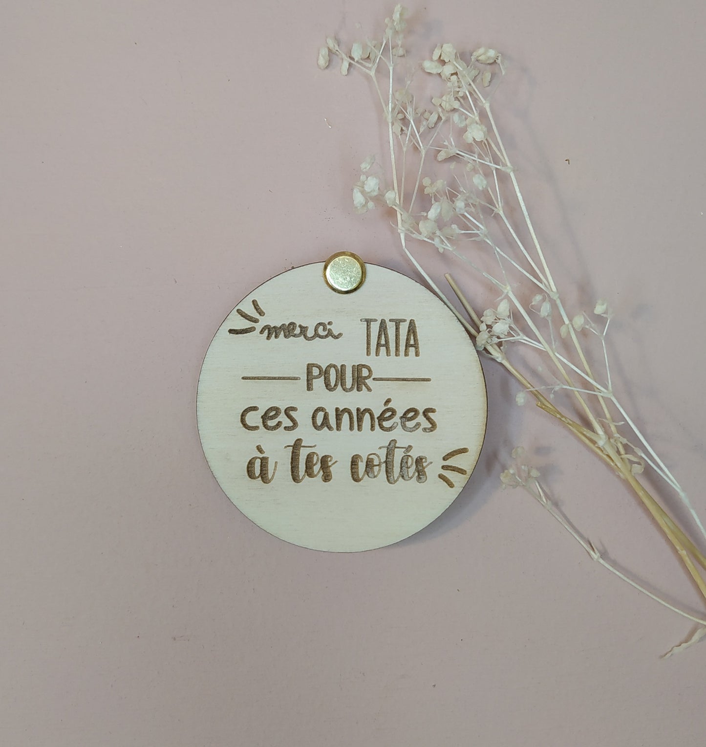 MINI MIROIR - MERCI NOUNOU/MAITRESSE/ATSEM