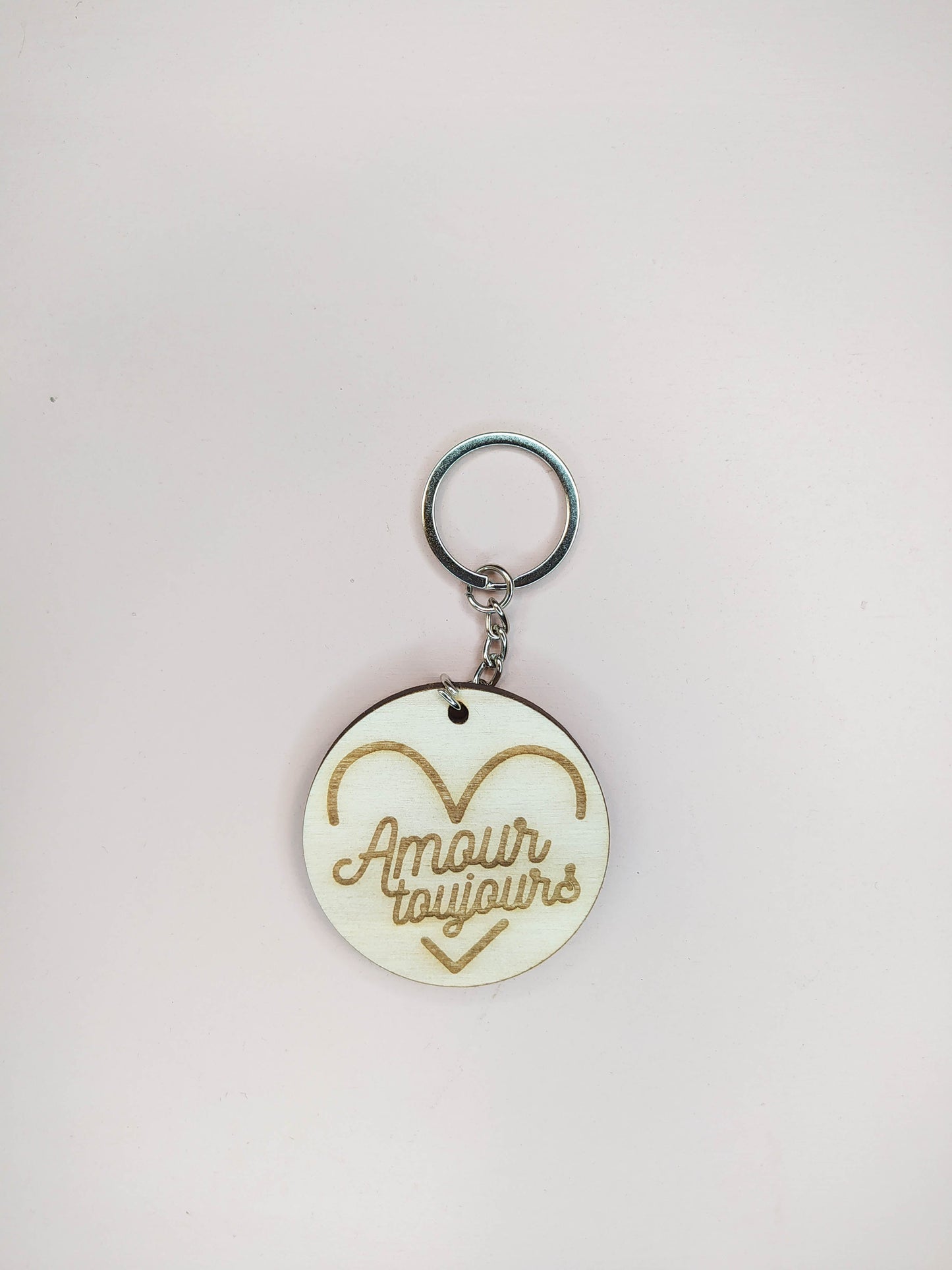 PORTE-CLÉS - COEUR MESSAGE
