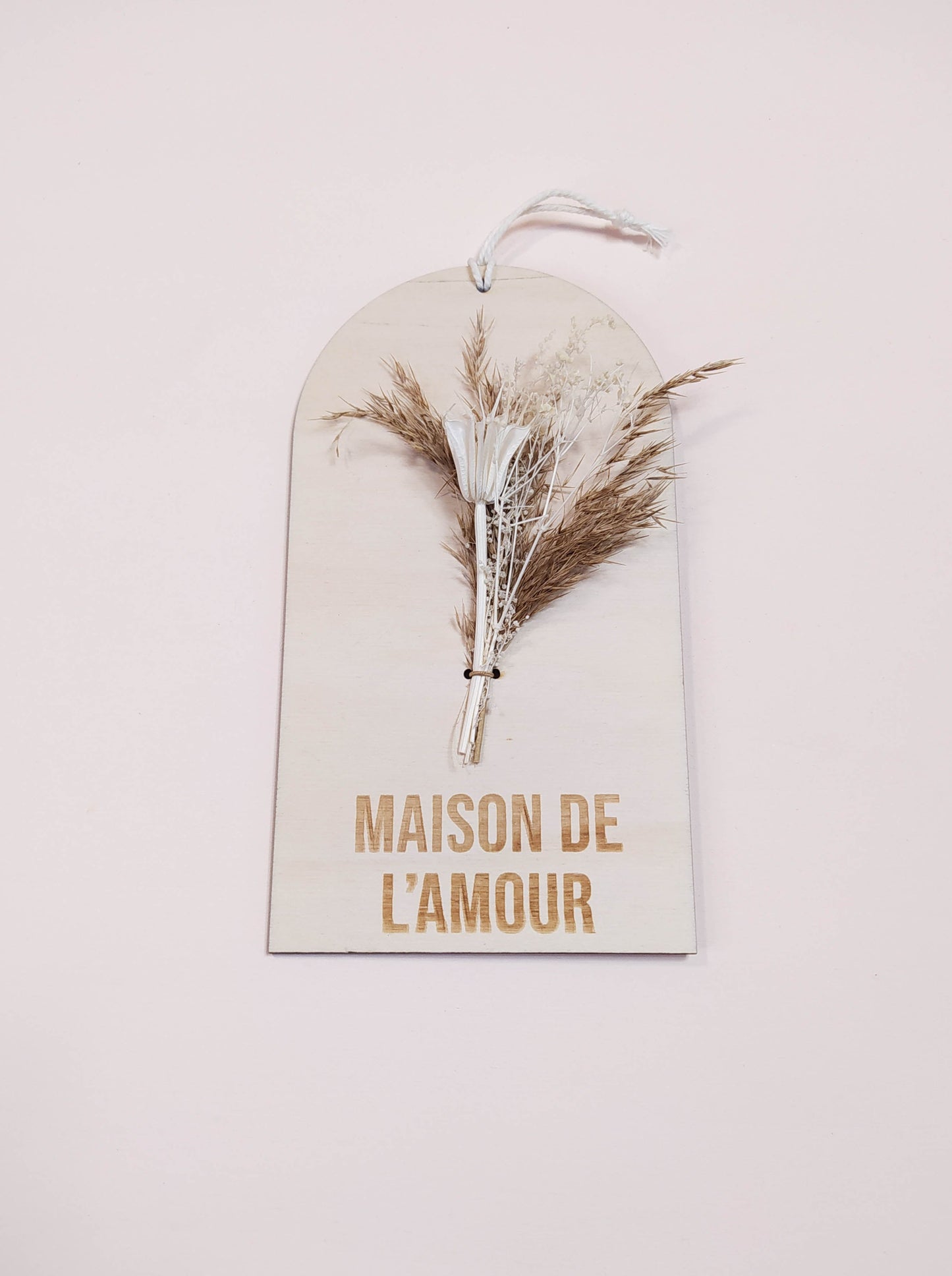 PLAQUE FLEURIE - PERSONNALISABLE