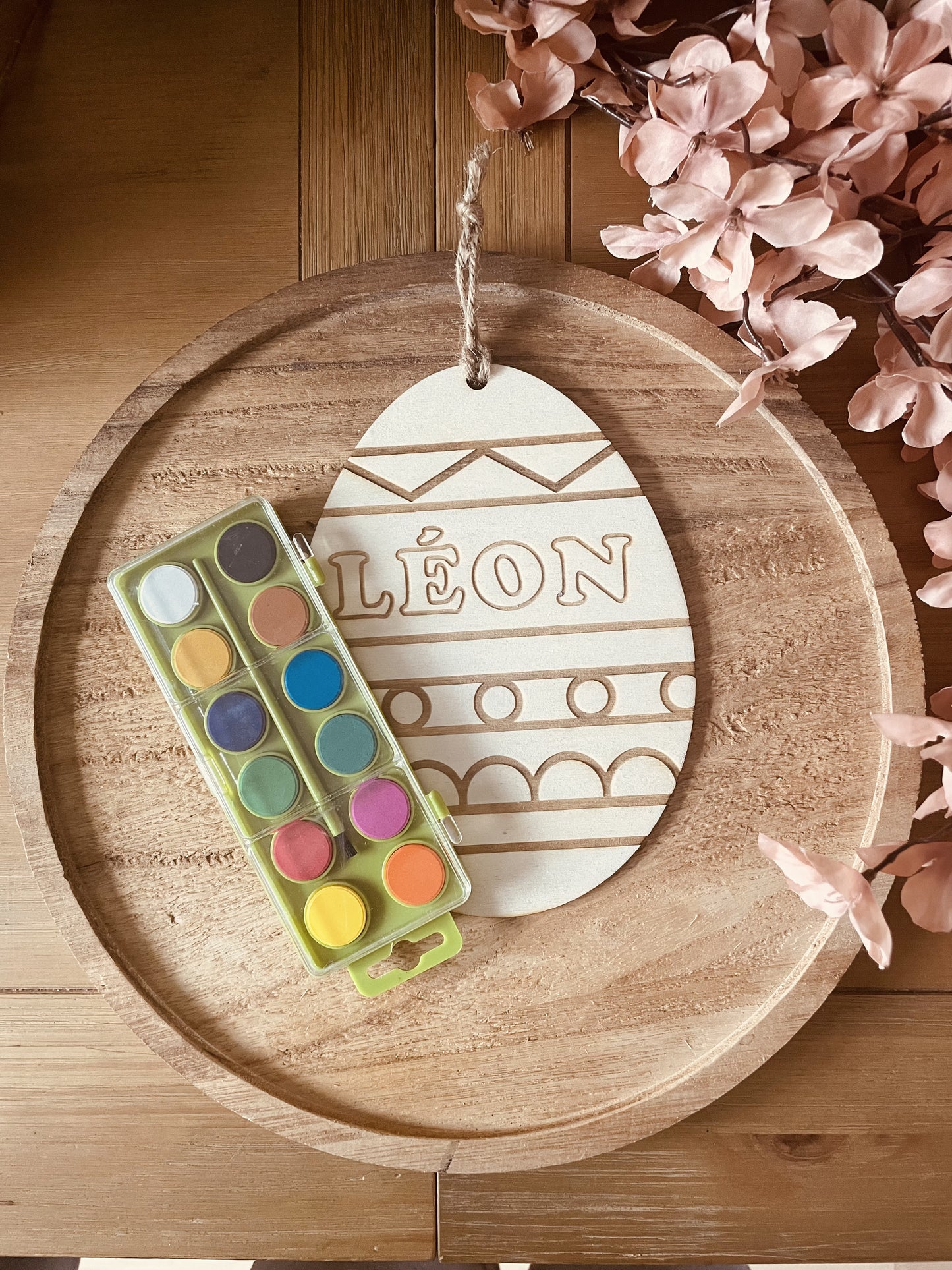 OEUF DE PÂQUES À COLORIER- PERSONNALISÉE