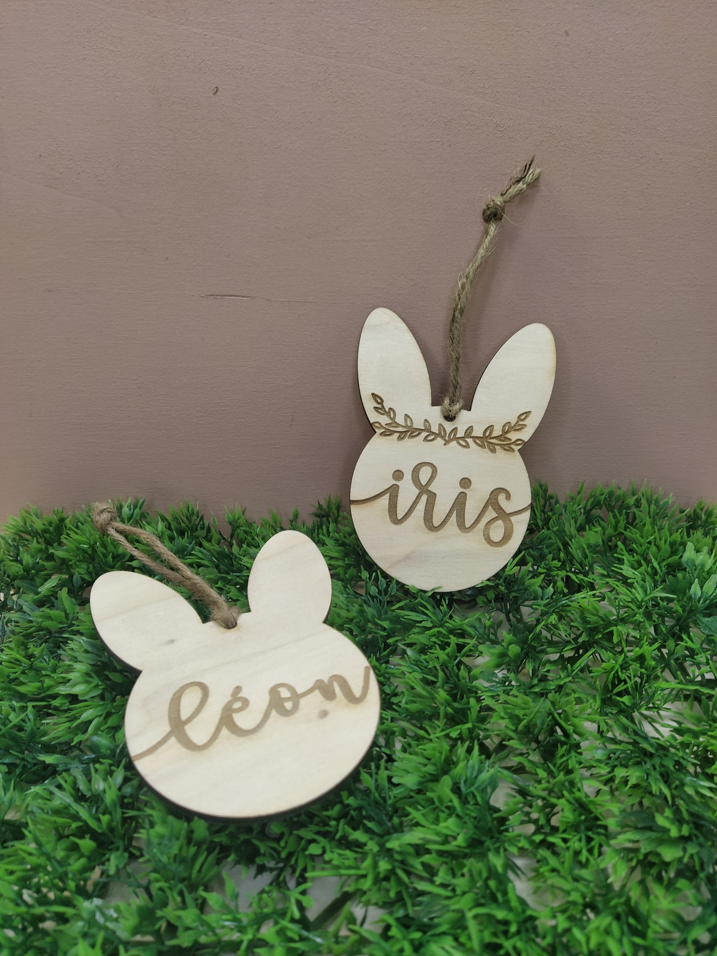 SUSPENSION TÊTE DE LAPIN - PERSONNALISÉE