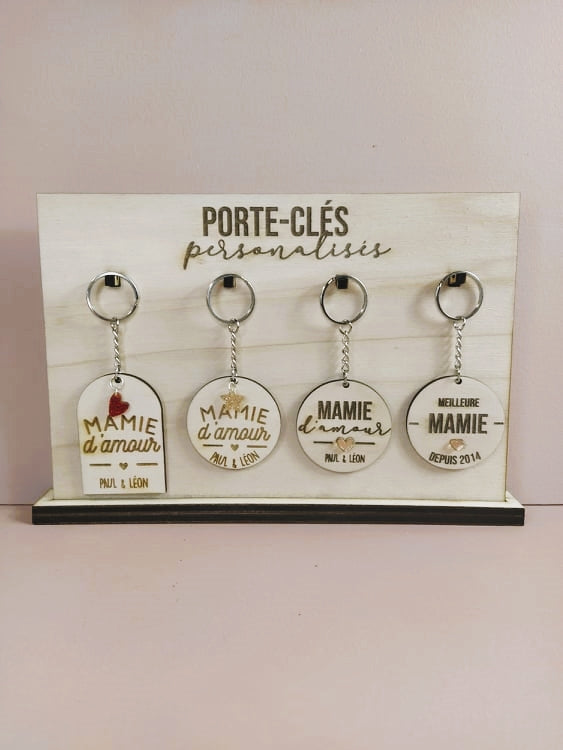 PORTE-CLÉS - MAMIE D'AMOUR BRELOQUE