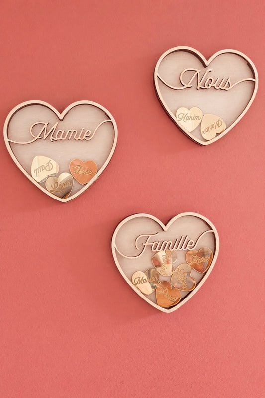 COEUR A REMPLIR - Personnalisable