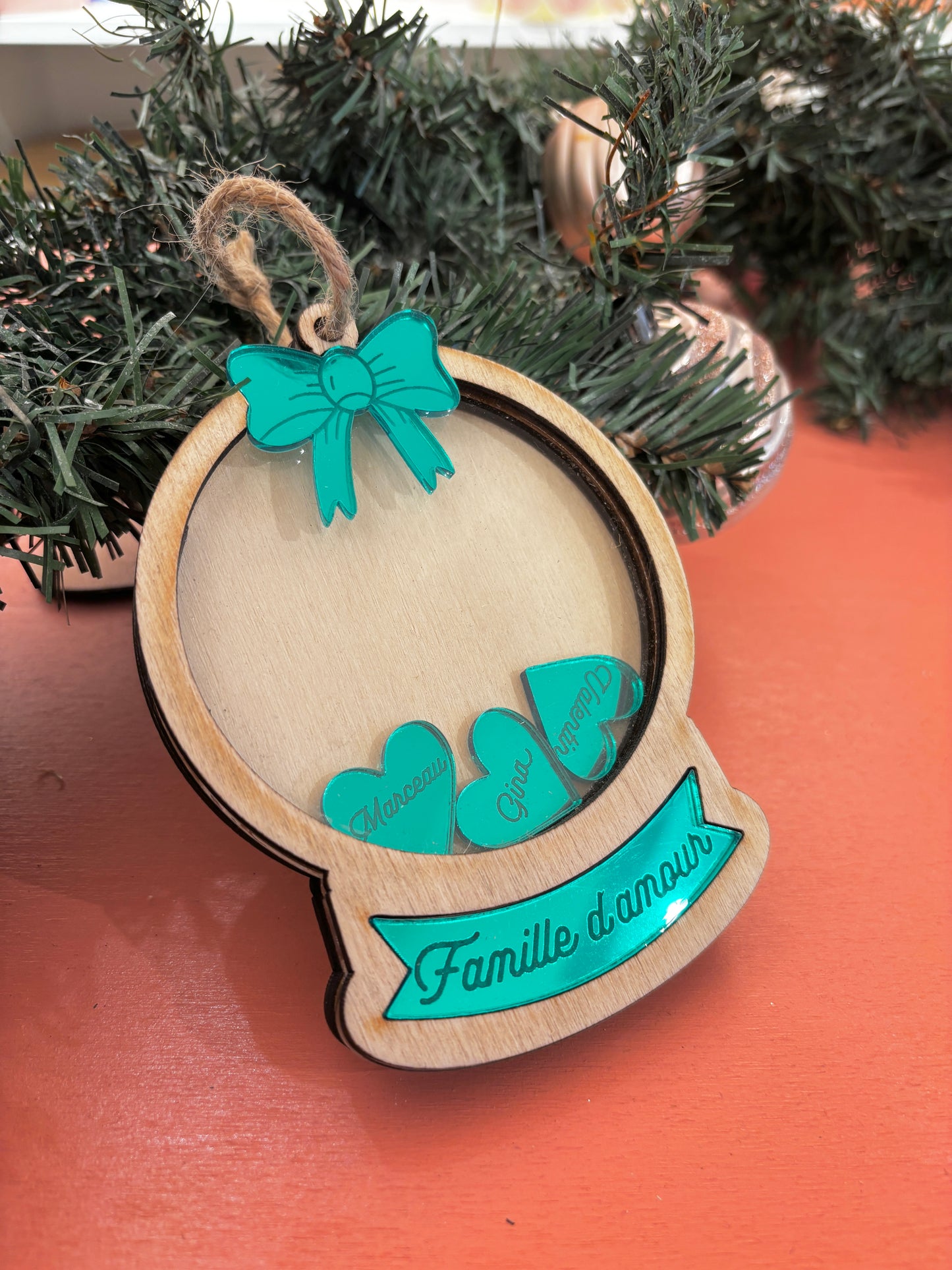 BOULE DE NOEL A REMPLIR