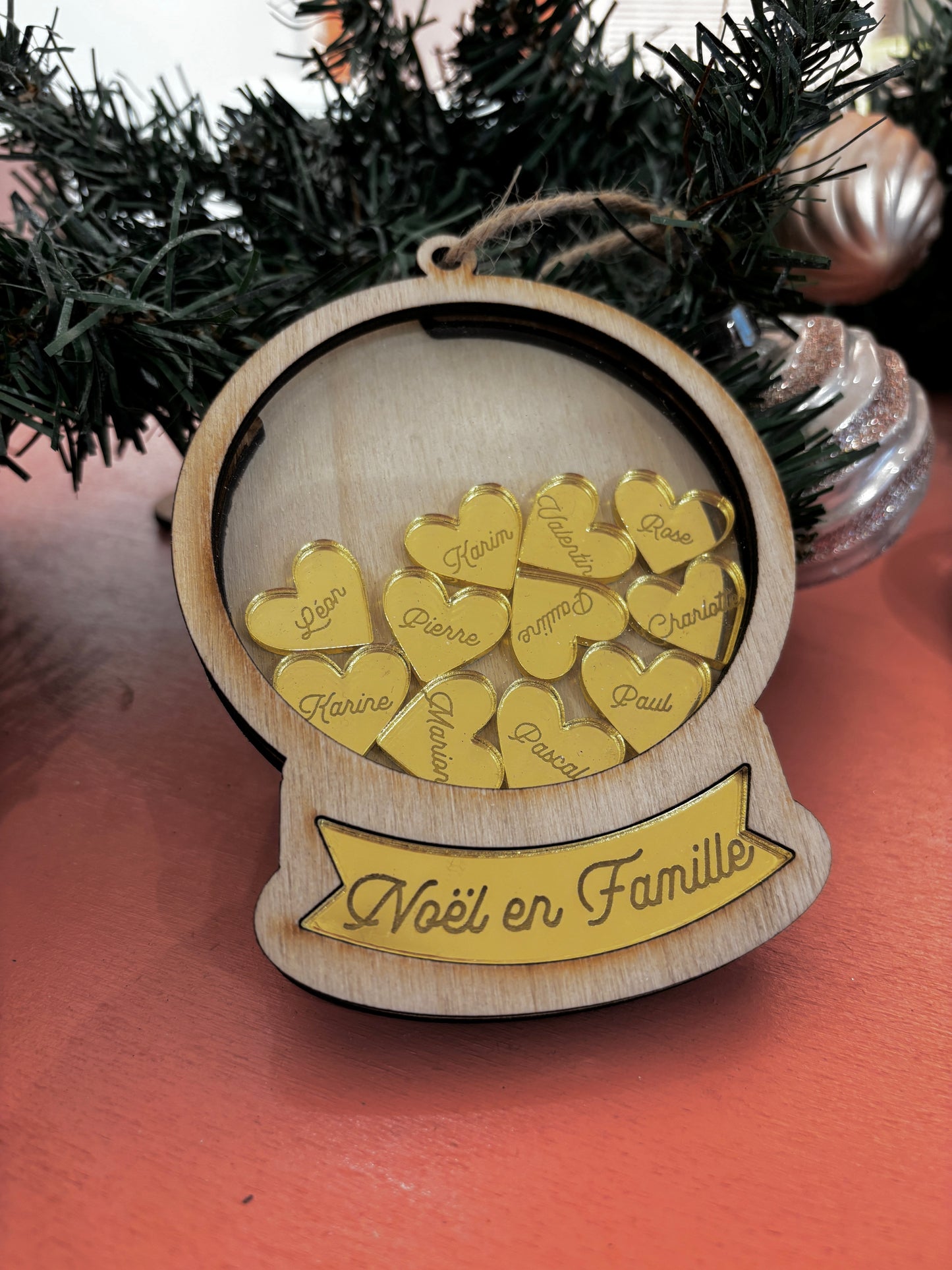 BOULE DE NOEL A REMPLIR