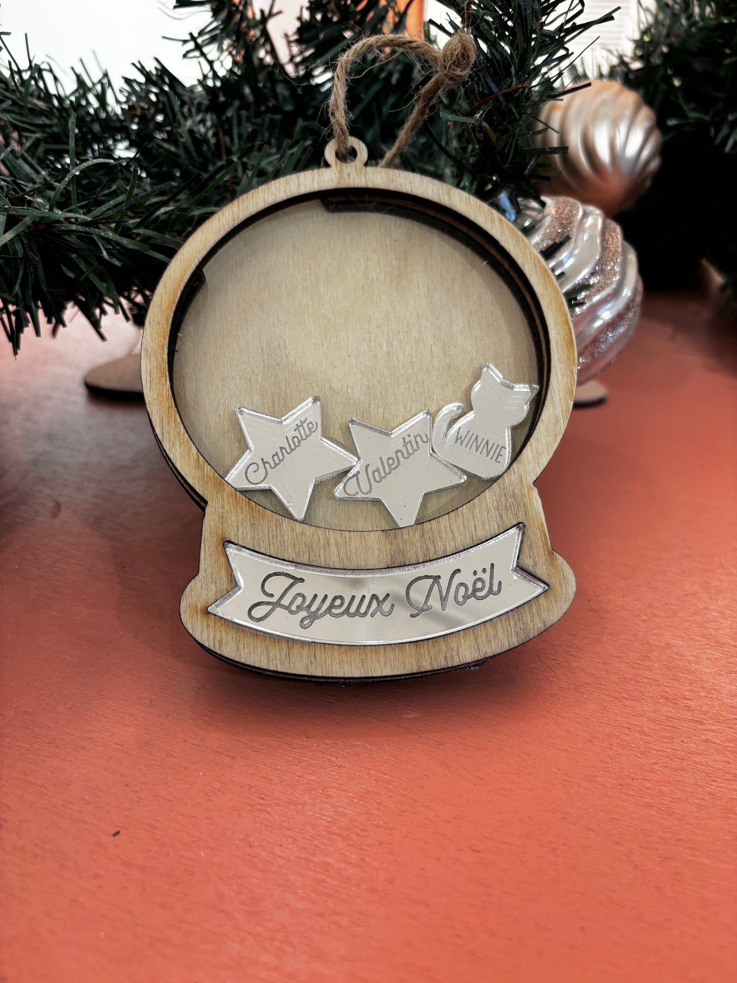 BOULE DE NOEL A REMPLIR