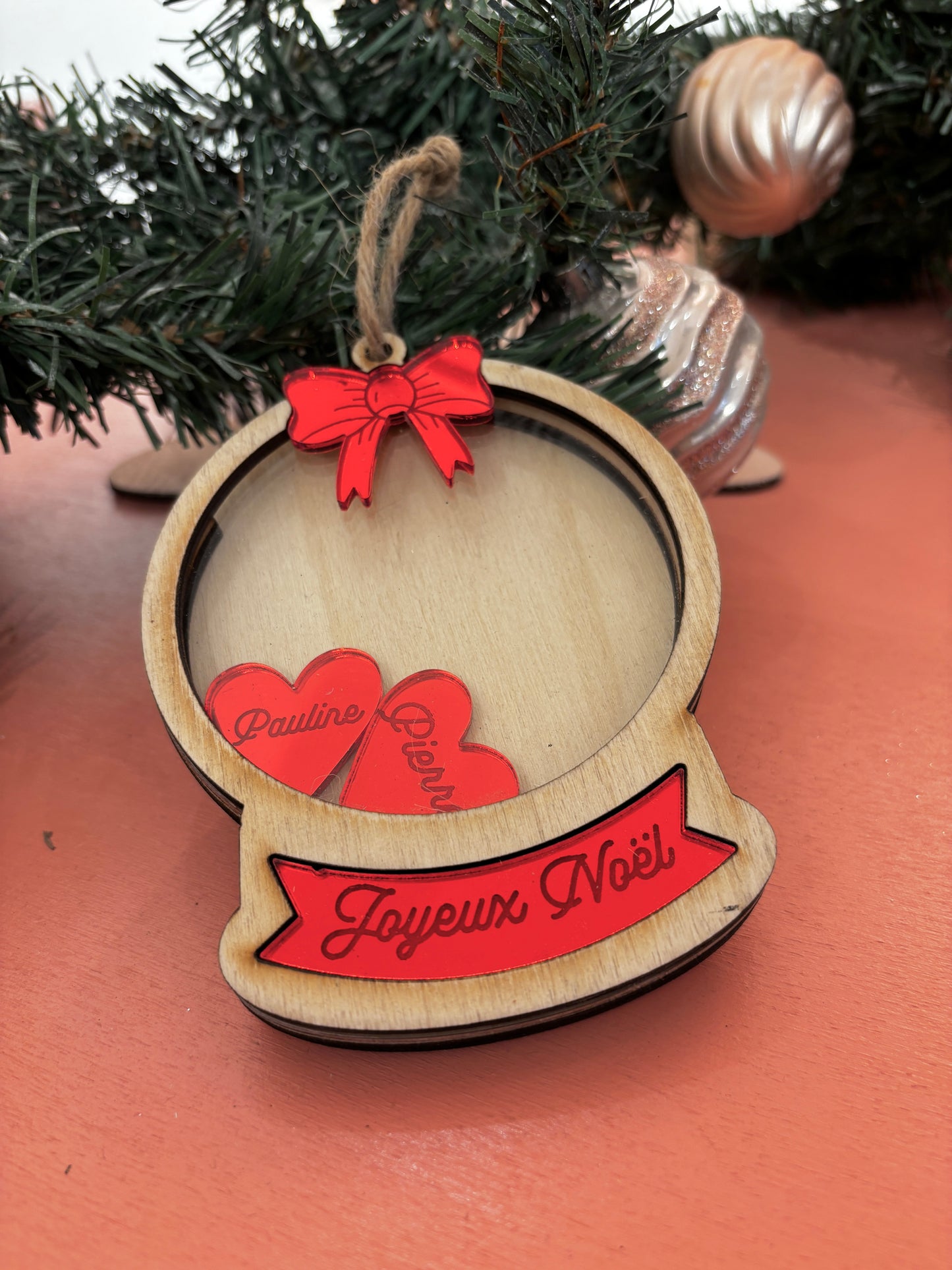 BOULE DE NOEL A REMPLIR