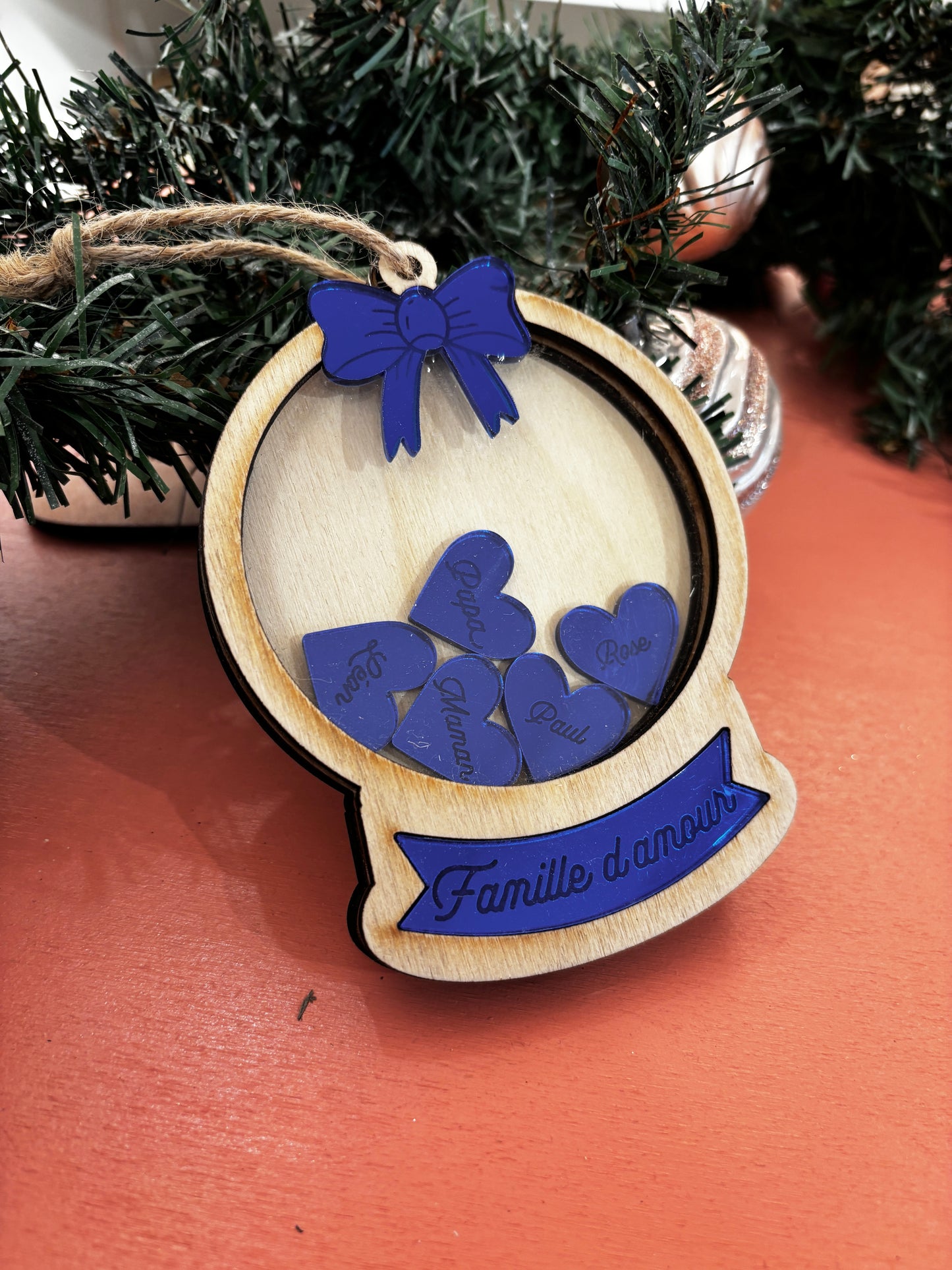 BOULE DE NOEL A REMPLIR