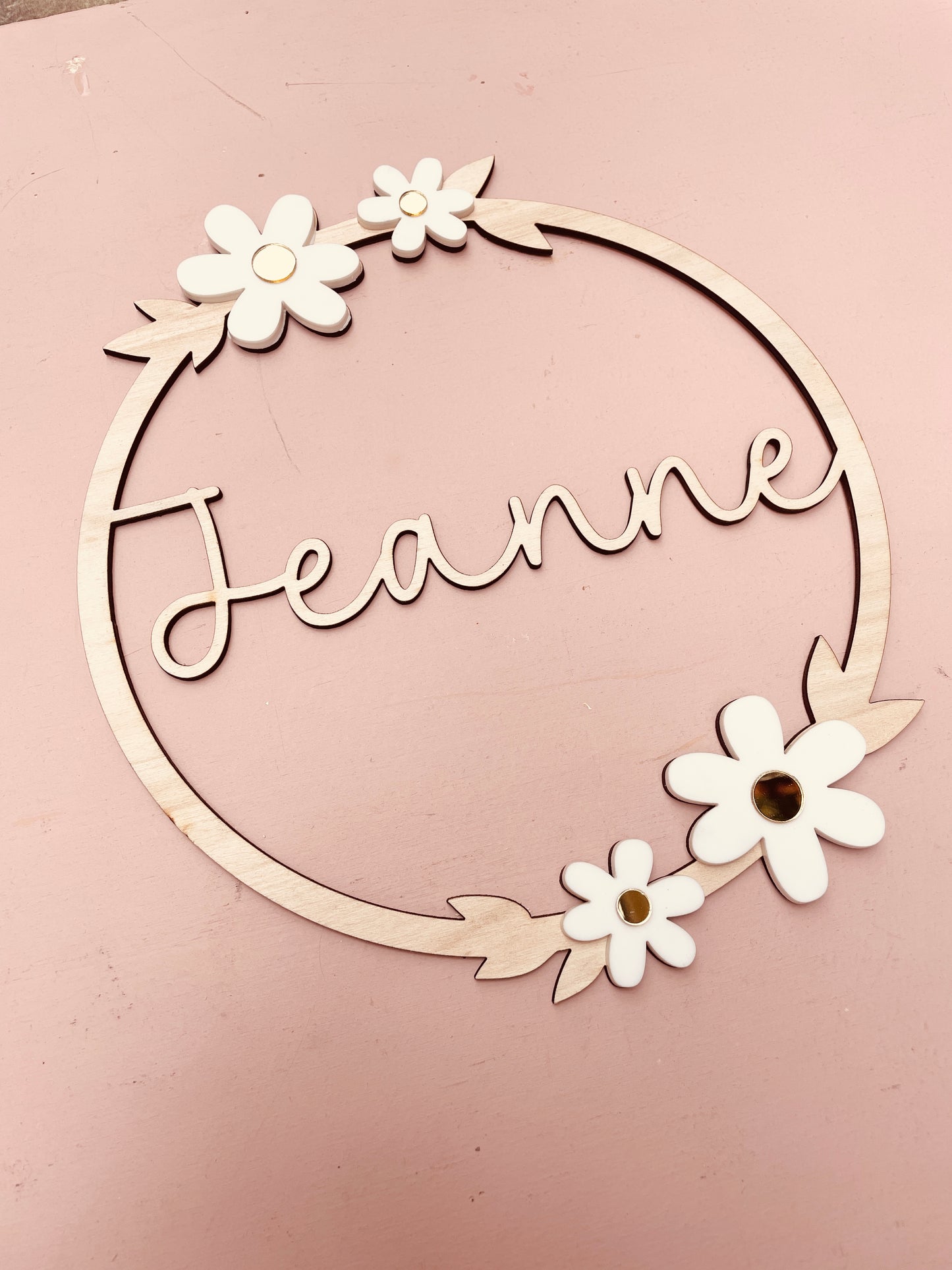COURONNE MARGUERITE - PERSONNALISABLE