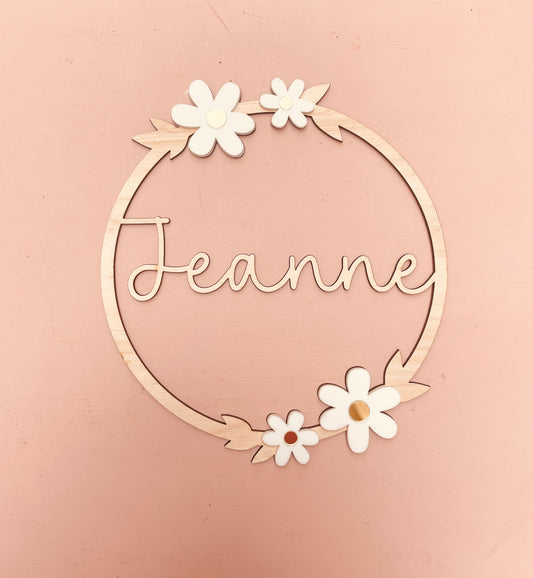 COURONNE MARGUERITE - PERSONNALISABLE