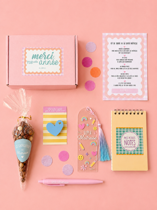 BOX CADEAUX MAITRESSE/NOUNOU/ATSEM