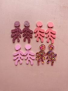 BOUCLES D'OREILLES - FEUILLAGE