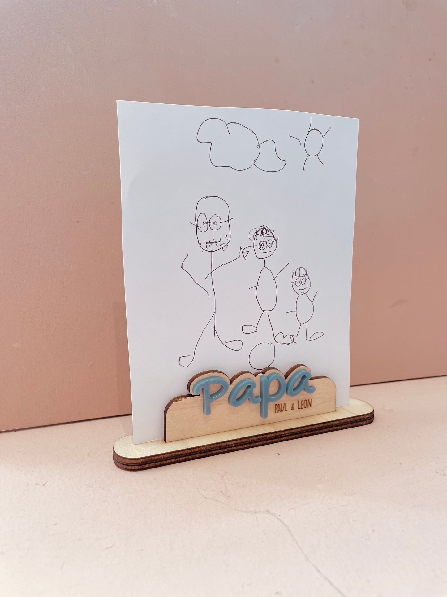 SUPPORT PHOTO PAPA /PAPY- PERSONNALISABLE