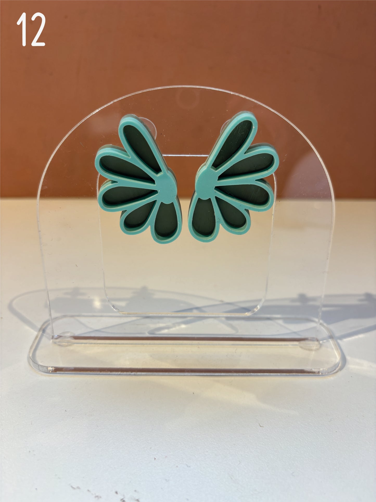 BOUCLES D'OREILLES - marguerite double