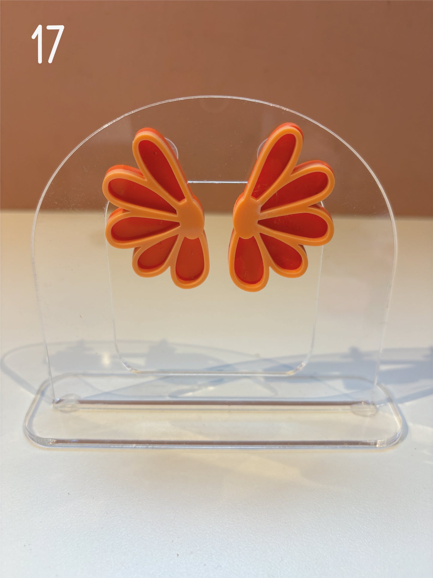 BOUCLES D'OREILLES - marguerite double