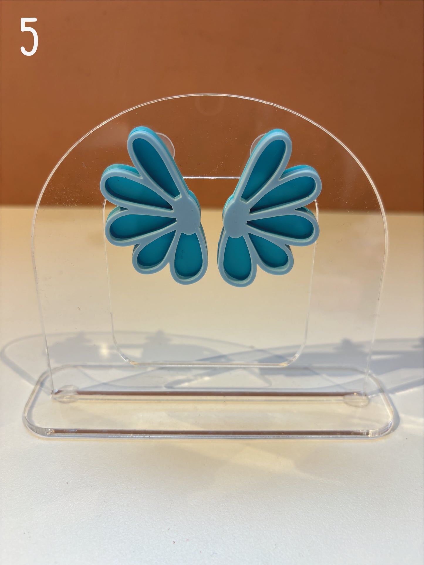 BOUCLES D'OREILLES - marguerite double