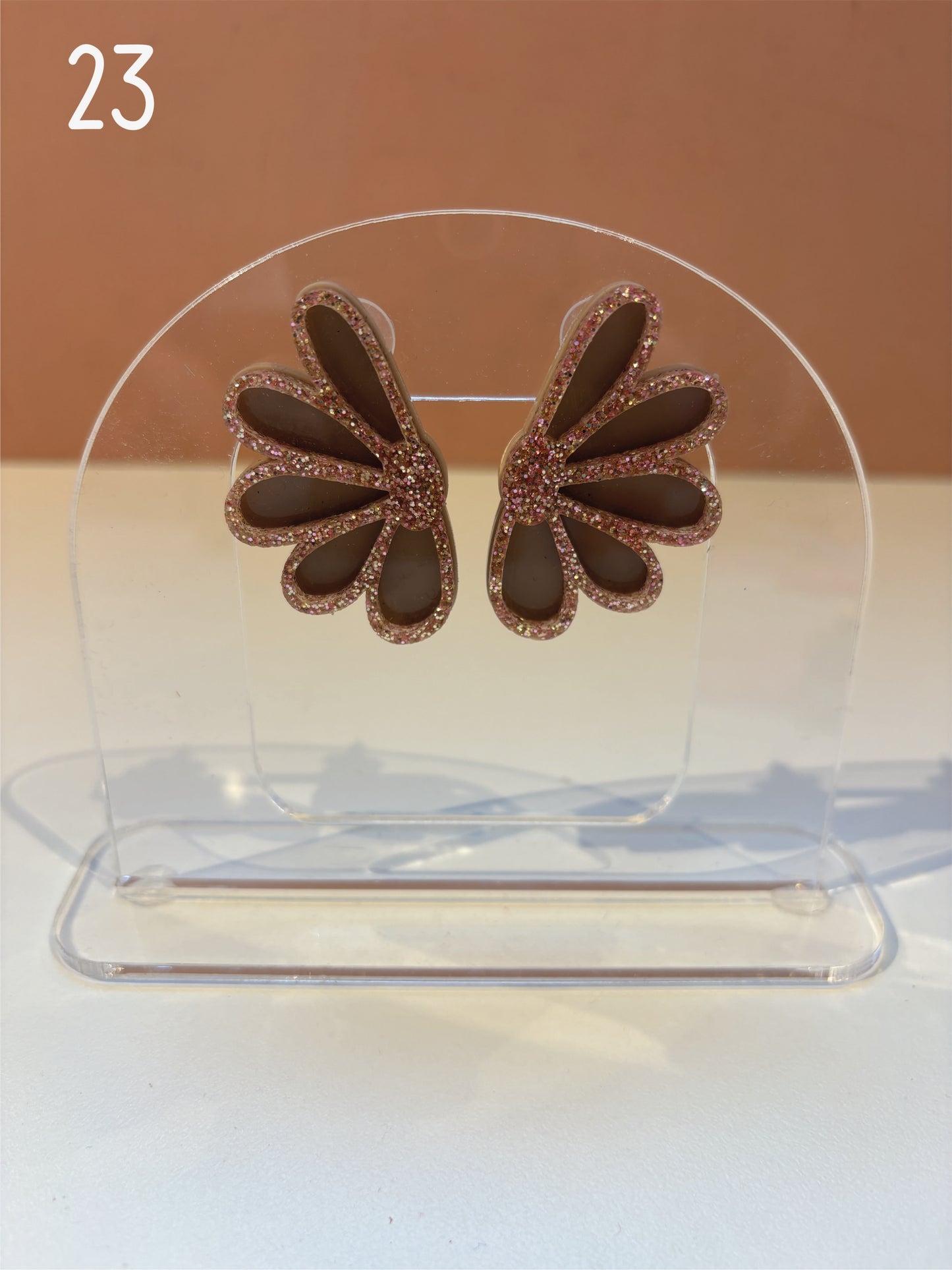 BOUCLES D'OREILLES - marguerite double
