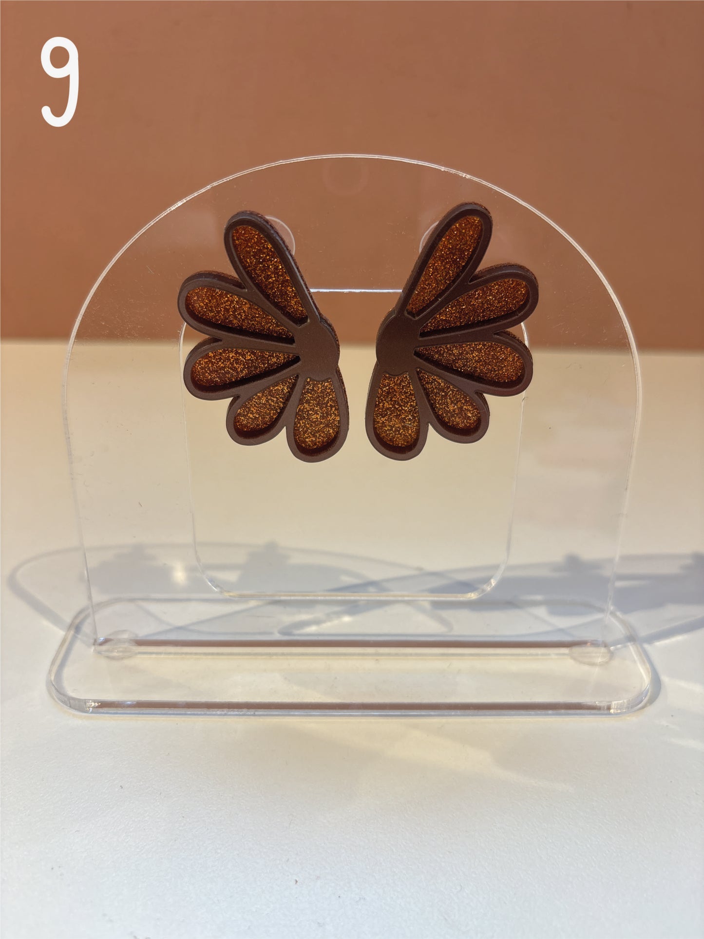 BOUCLES D'OREILLES - marguerite double