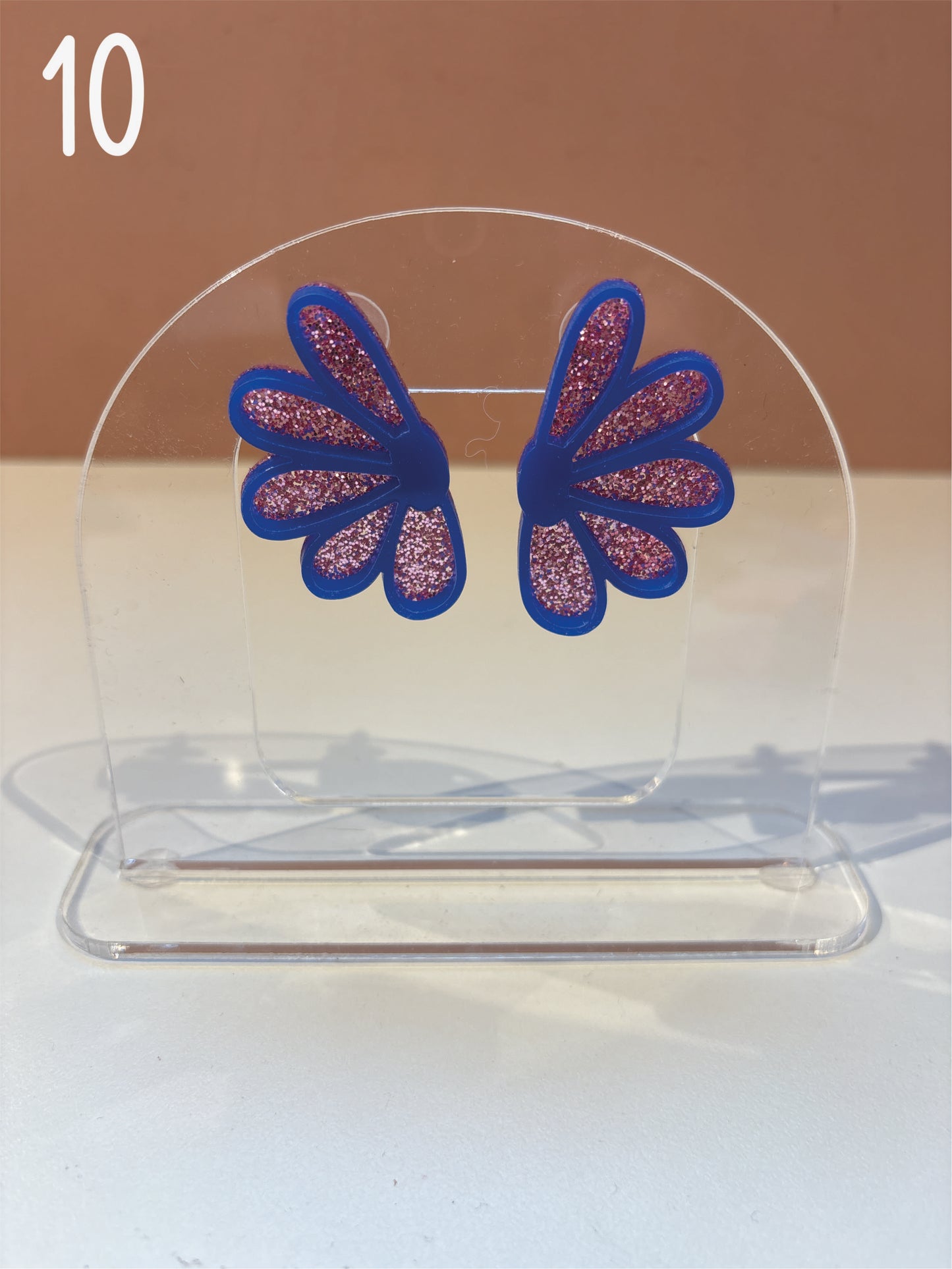 BOUCLES D'OREILLES - marguerite double