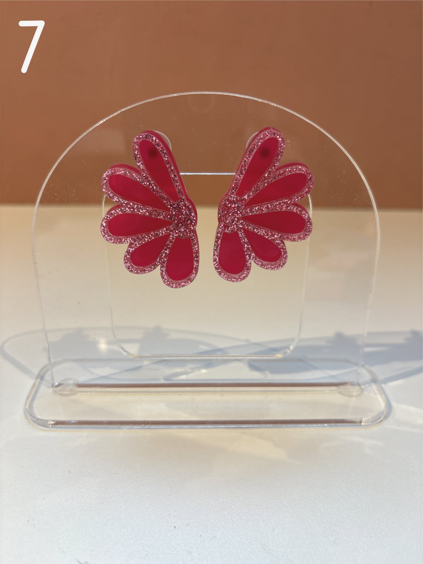 BOUCLES D'OREILLES - marguerite double