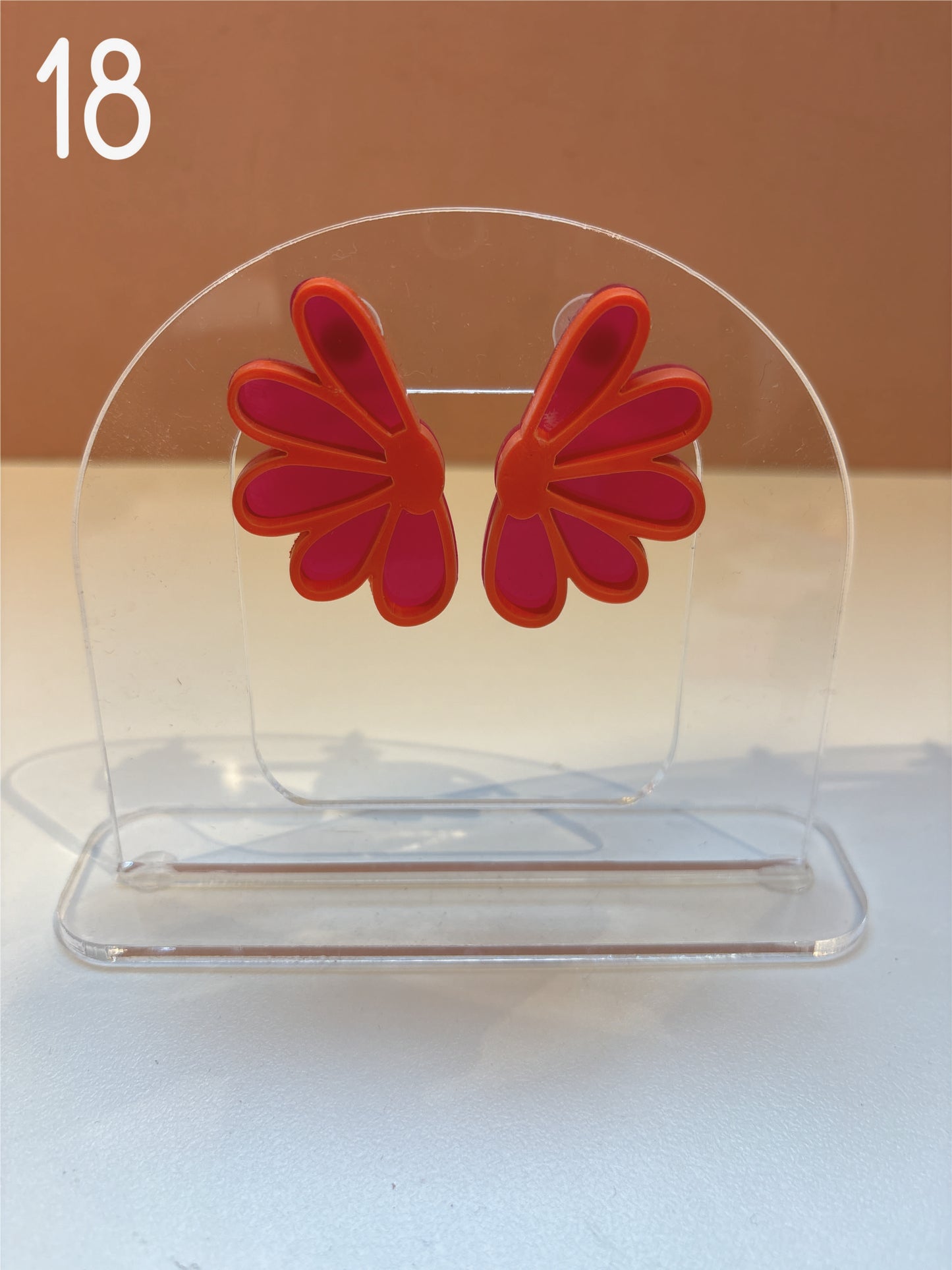 BOUCLES D'OREILLES - marguerite double