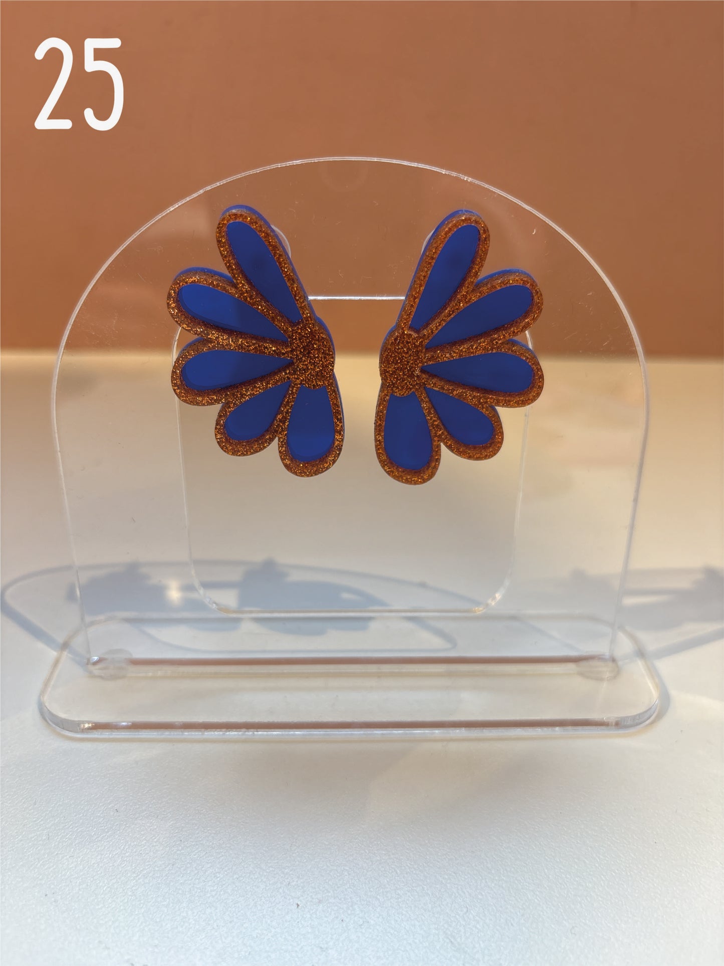 BOUCLES D'OREILLES - marguerite double