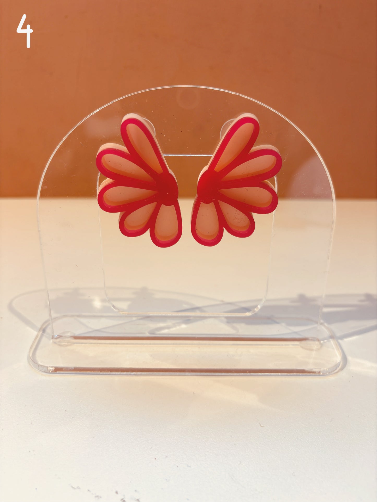 BOUCLES D'OREILLES - marguerite double