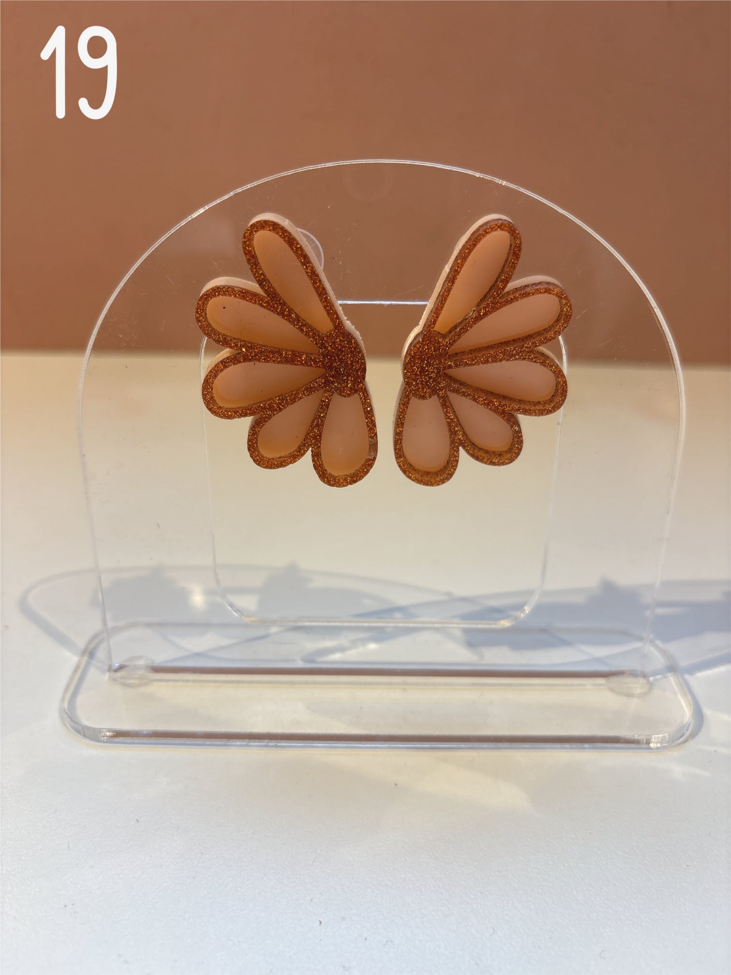 BOUCLES D'OREILLES - marguerite double